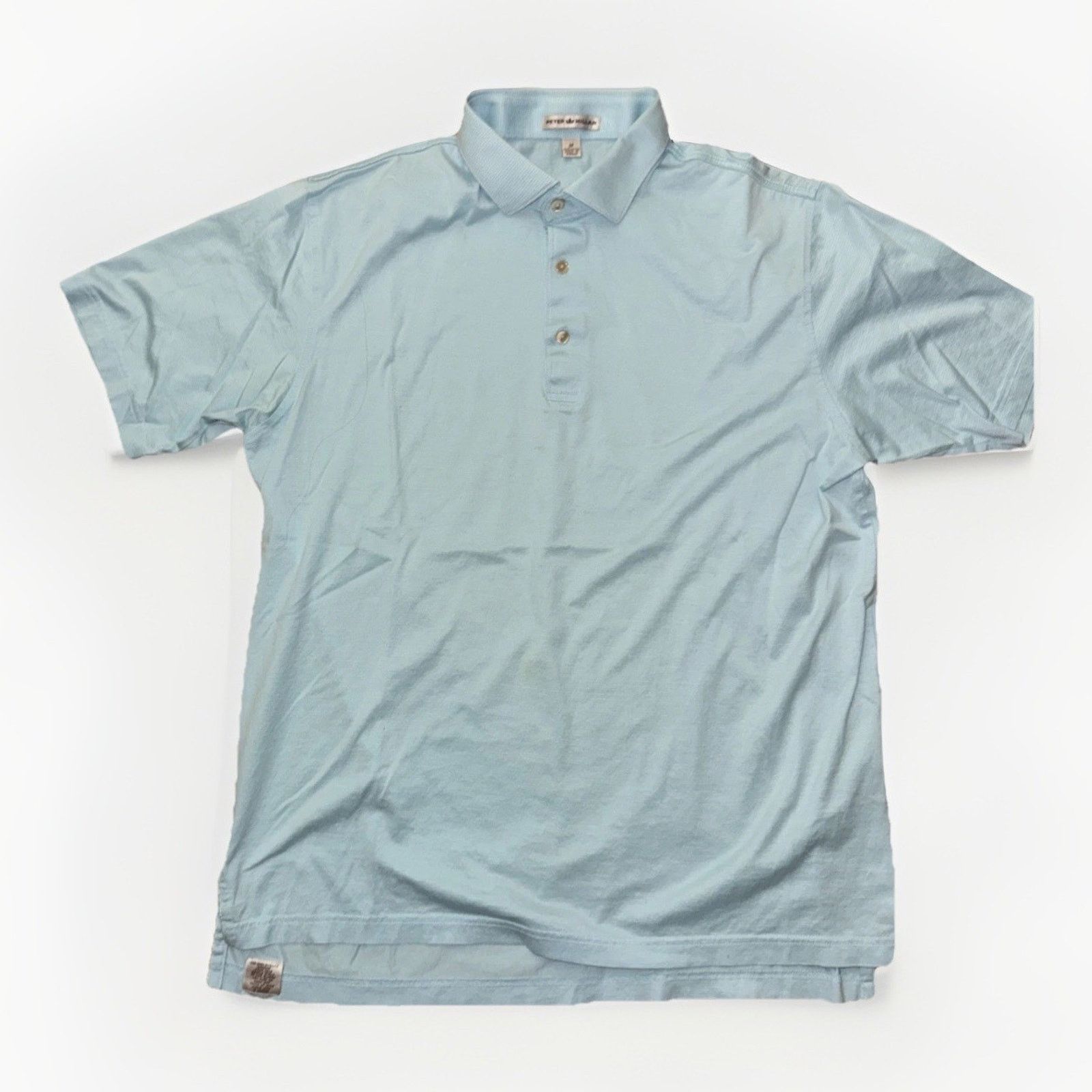 Peter Millar Peter Millar Golf Polo Shirt Blue Striped Medium 22x26 Size US M / EU 48-50 / 2 - 1 Thumbnail
