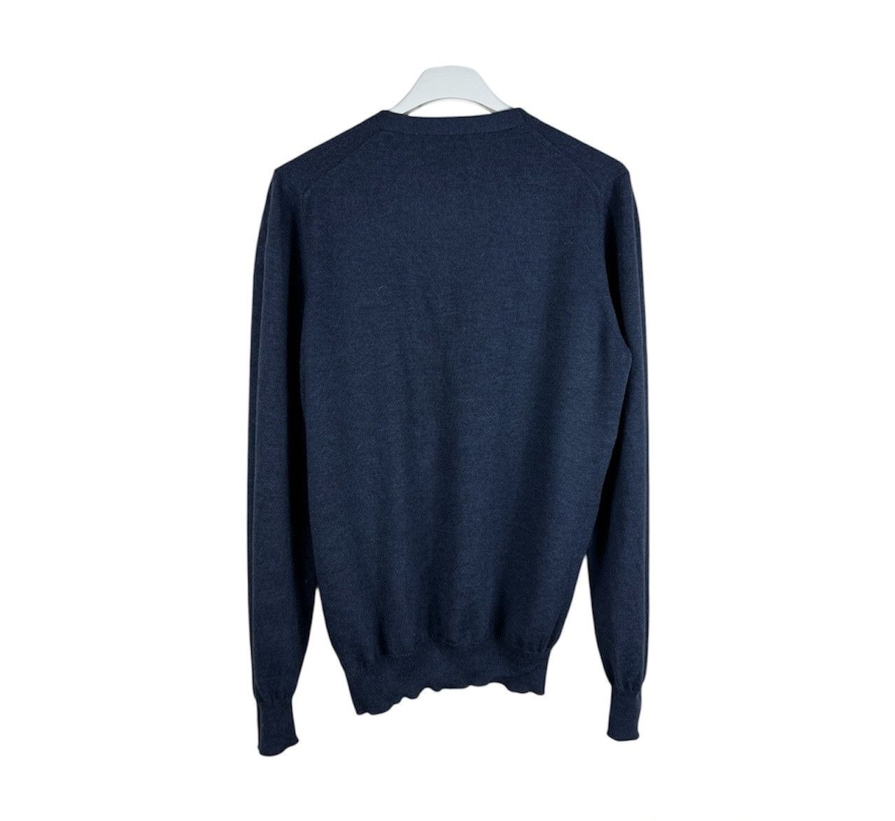 Gran Sasso Gran Sasso italy virgin wool merino navy cardigan sweater Size US S / EU 44-46 / 1 - 2 Thumbnail