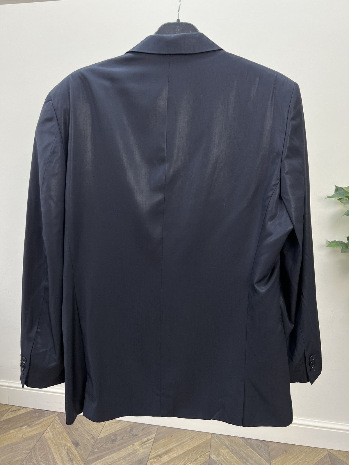 Versace Vintage Versace Classic V2 Navy Blazer Jacket Men’s 3-Button Size 52R - 13 Thumbnail