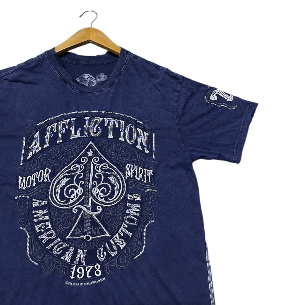 Affliction Affliction AC spade A9868 short sleeve tshirt Size US L / EU 52-54 / 3 - 3 Thumbnail
