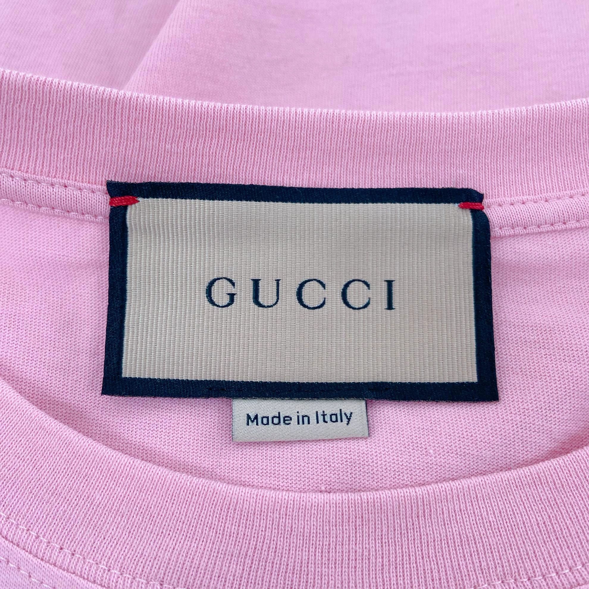 Gucci Gucci Pink Banana Cat Print T-shirt S Size S / US 4 / IT 40 - 7 Thumbnail