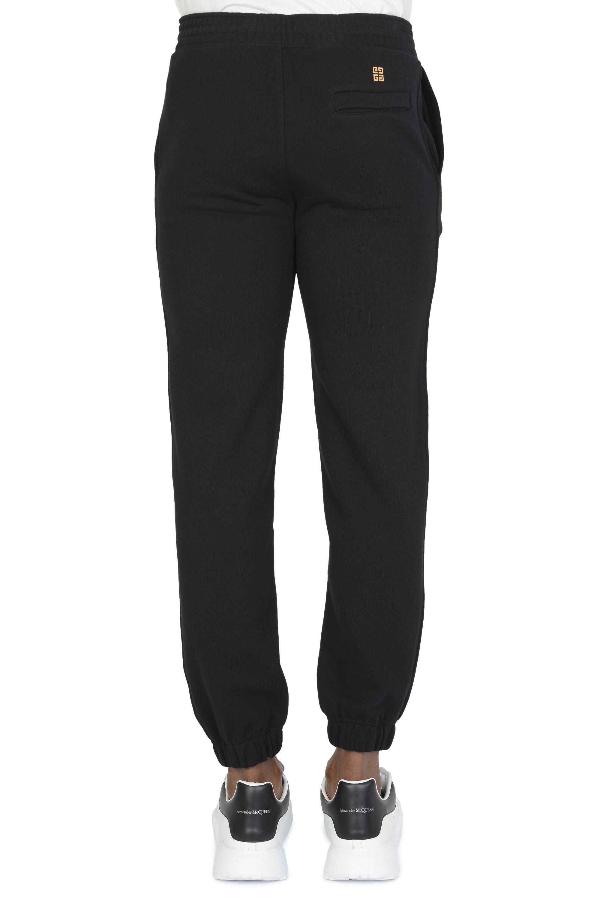 Givenchy Black Red Star Logo Sweatpants Size US 32 / EU 48 - 5 Thumbnail