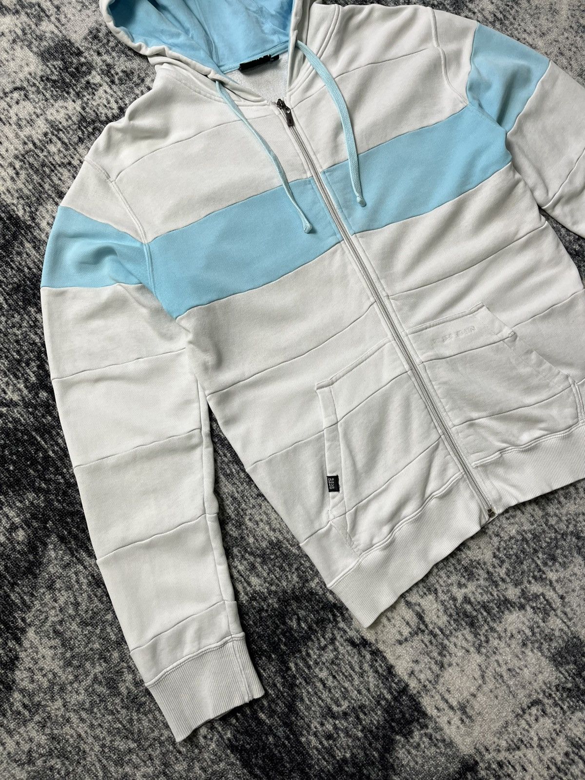 Quiksilver × Vintage Vintage Quiksilver Zip Up Hoodie Y2K Style Size US L / EU 52-54 / 3 - 2 Thumbnail