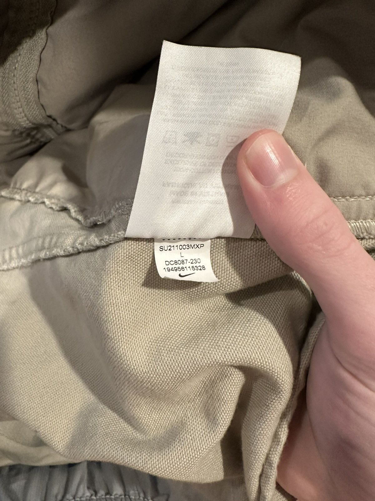 Nike Nike Sportswear Canvas Jacket Size Large Size US L / EU 52-54 / 3 - 6 Thumbnail