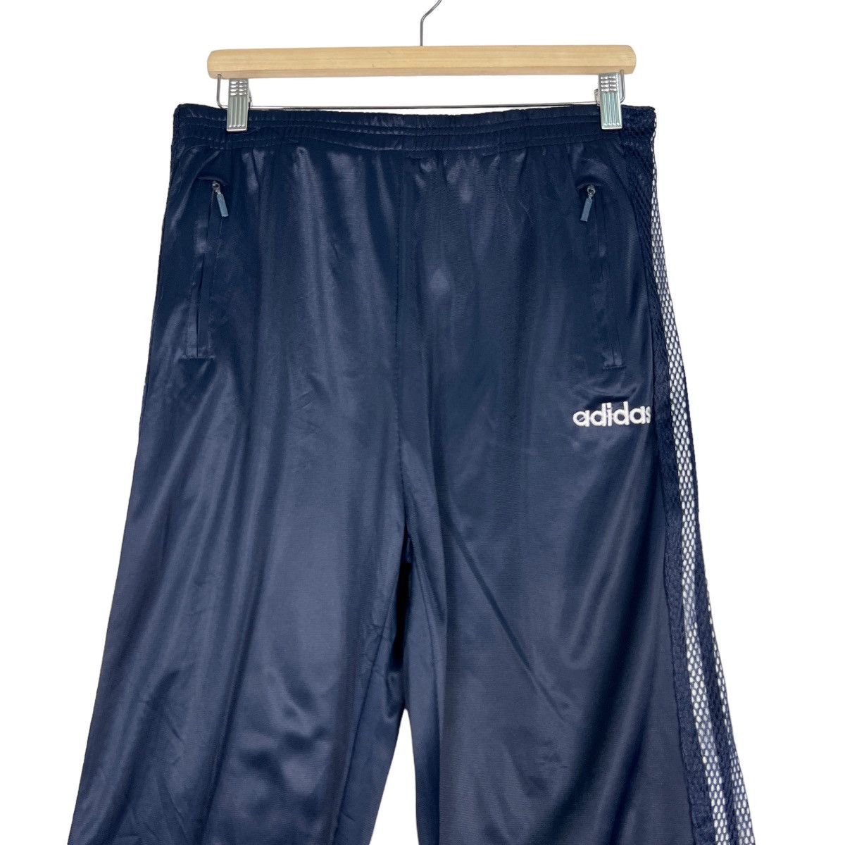 🔥 VINTAGE 90s ADIDAS SIDE SNAP BUTTON TRACK PANTS