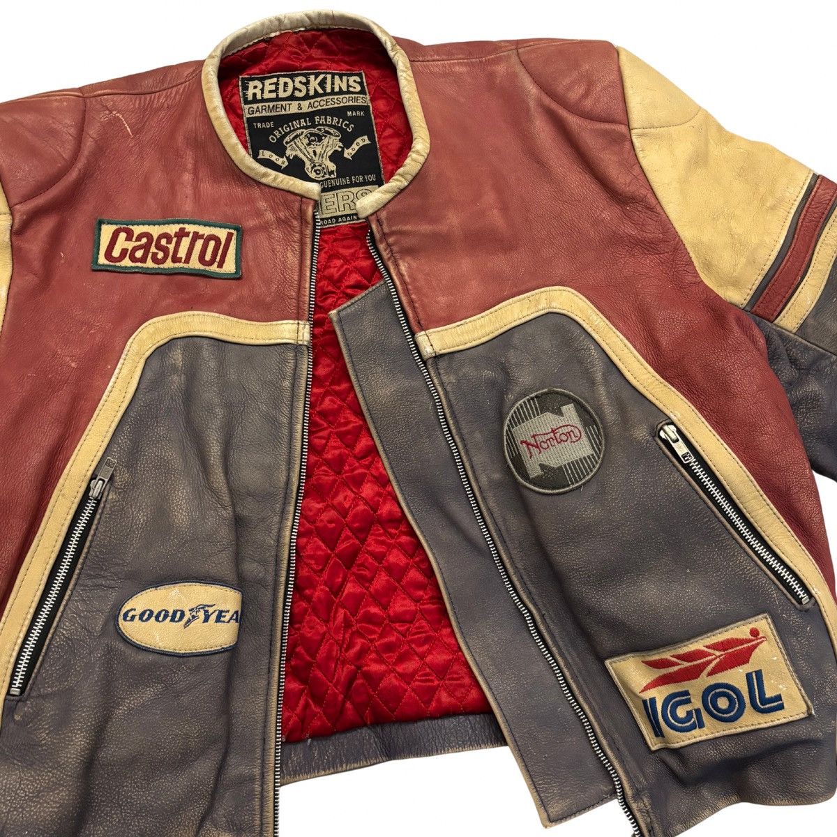 Other Redskins leather biker jacket Size US XL / EU 56 / 4 - 8 Thumbnail