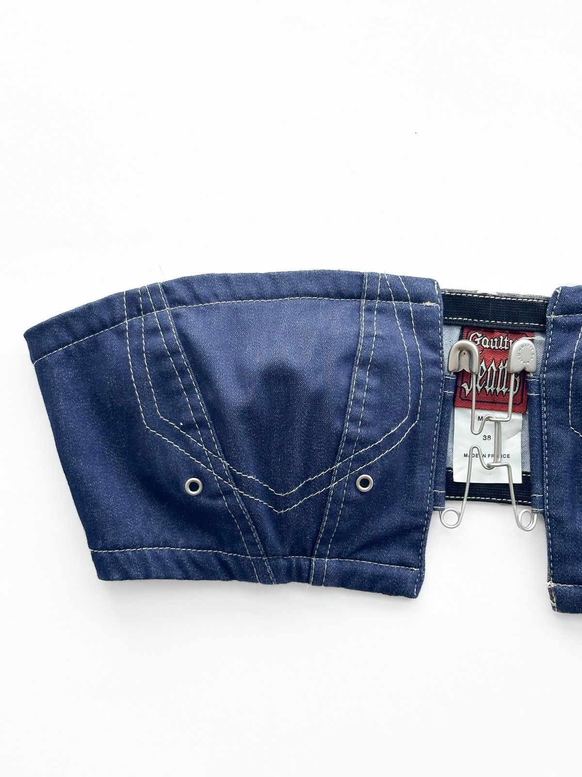 Jean Paul Gaultier Jean Paul Gaultier - Safety pin Corset 1990 Size S / US 4 / IT 40 - 4 Thumbnail