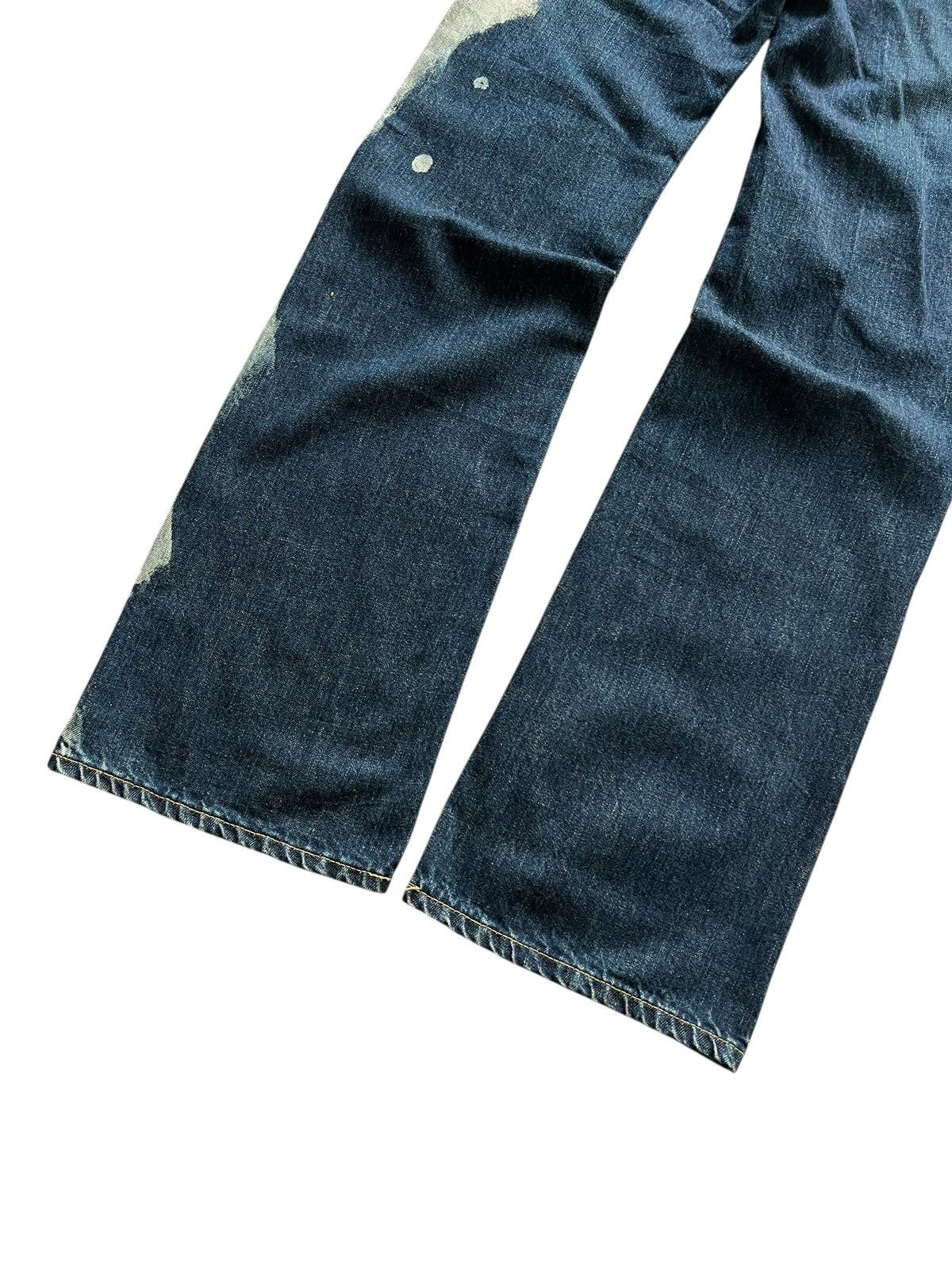 Japanese Brand 1990s Millie 🎌 Acid Touch Flare Denim Size US 32 / EU 48 - 7 Thumbnail