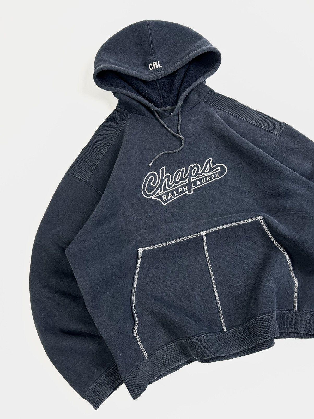 Chaps Ralph Lauren Vintage Ralph Lauren Chaps Rare Baggy Hoodie Y2k Size US L / EU 52-54 / 3 - 2 Thumbnail