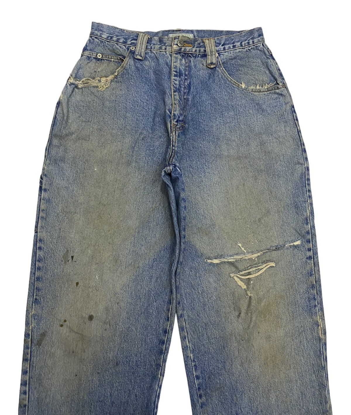 Georges Marciano × Guess GUESS GEORGES MARCIANO BAGGY SKATER DENIM JEANS JNCO STYLE Size US 32 / EU 48 - 4 Thumbnail