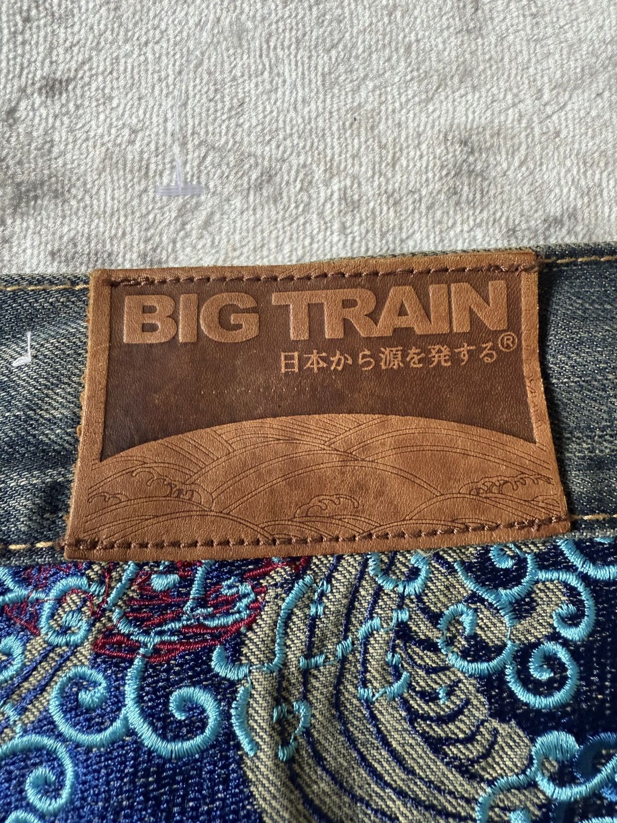 Japanese Brand Osaka Big Train Japan Over Stitch Boro Yakuza Jeans Size US 32 / EU 48 - 23 Thumbnail