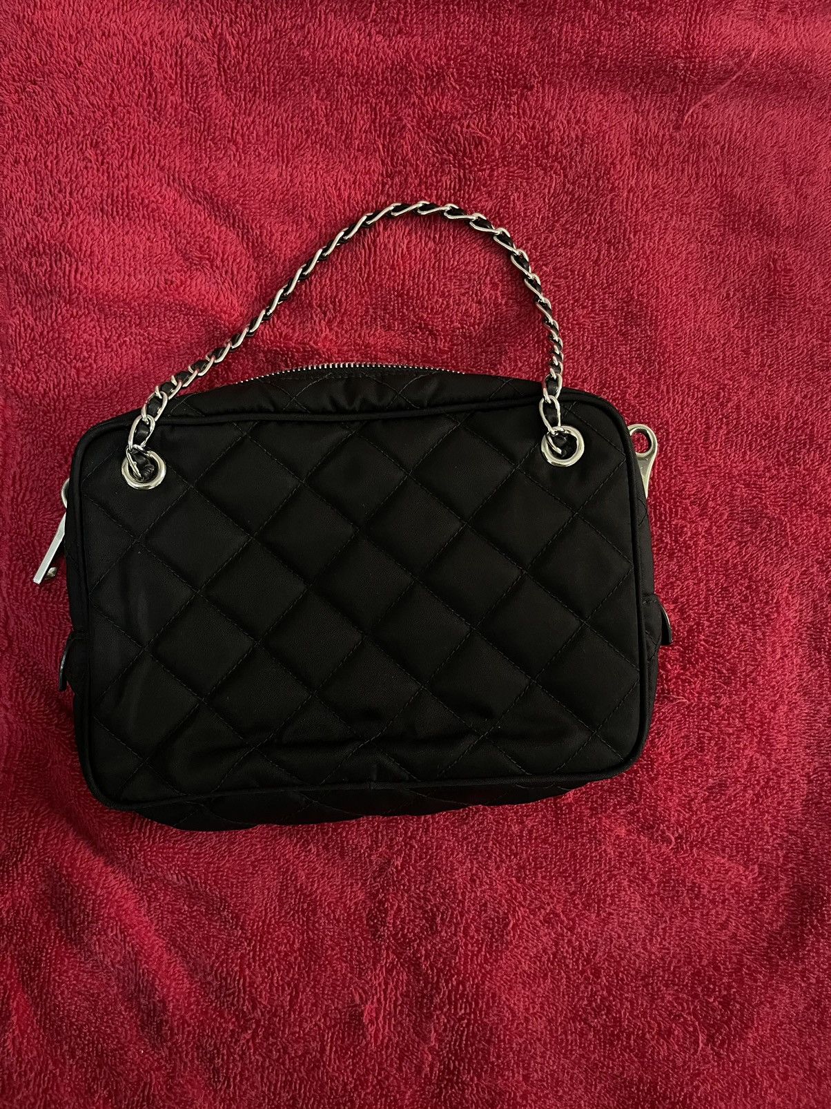 Designer × Prada Prada Quilted Nylon Tessuto Impuntu Quilted Bandoliera Size ONE SIZE - 11 Thumbnail