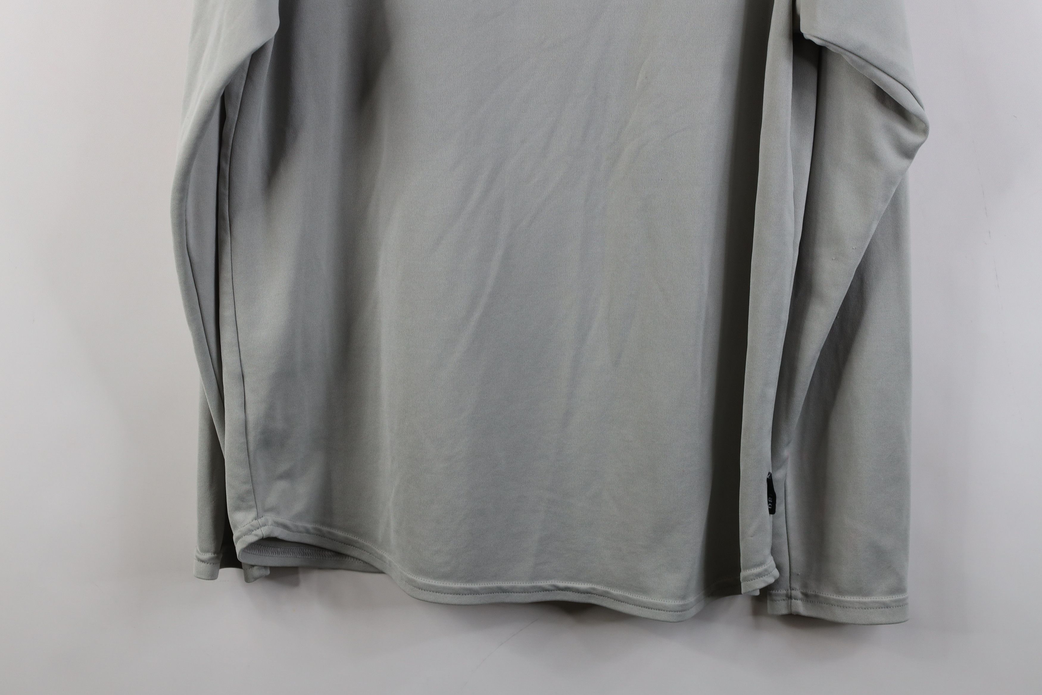 Nike Vintage Y2K Nike Swoosh Knit Long Sleeve T-Shirt Gray USA Size US M / EU 48-50 / 2 - 13 Thumbnail