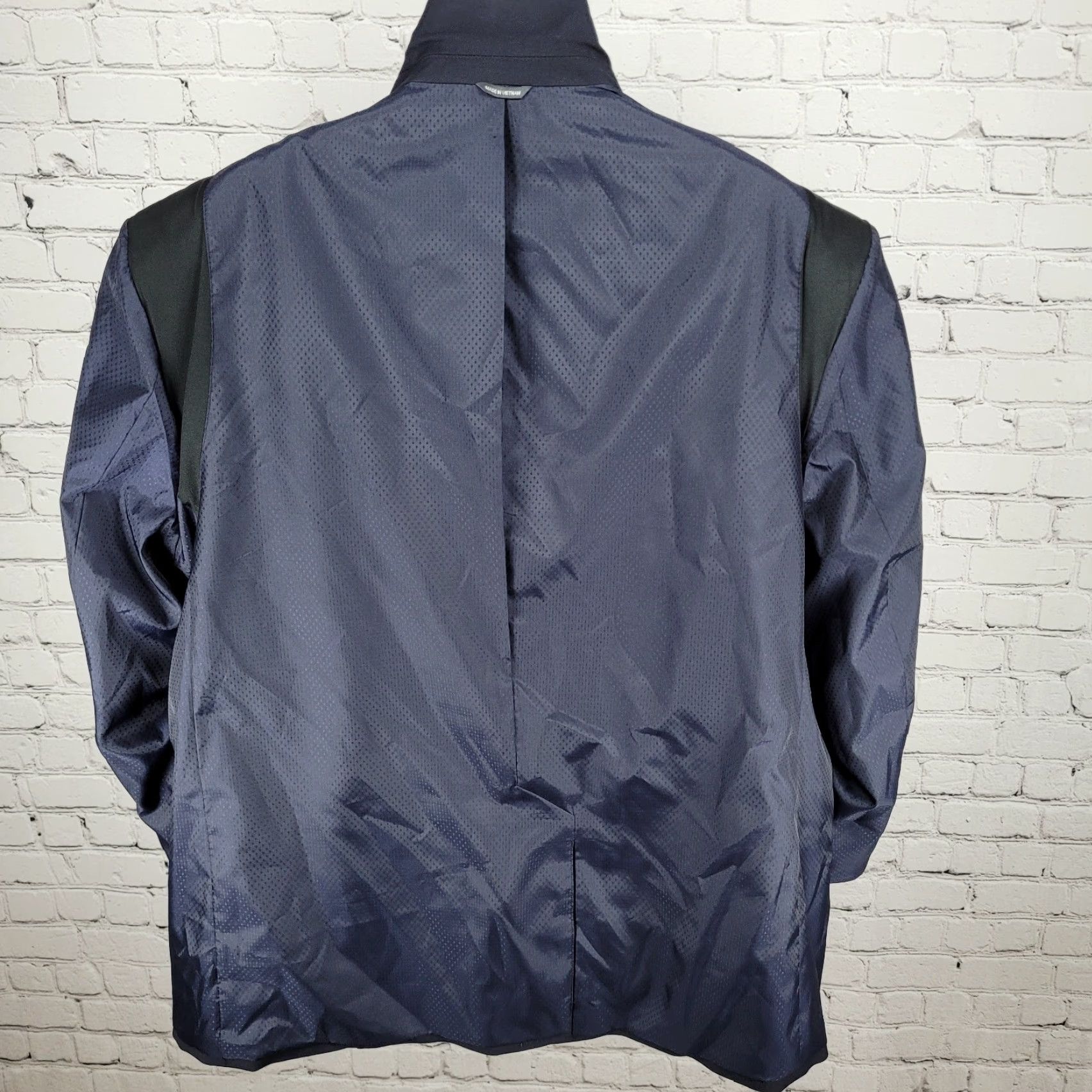 Vintage GS Perfect Fit Navy Stretch 2 Button Notch Blazer Sport Coat 50R Men Jacket Blazer Size 50R - 6 Thumbnail