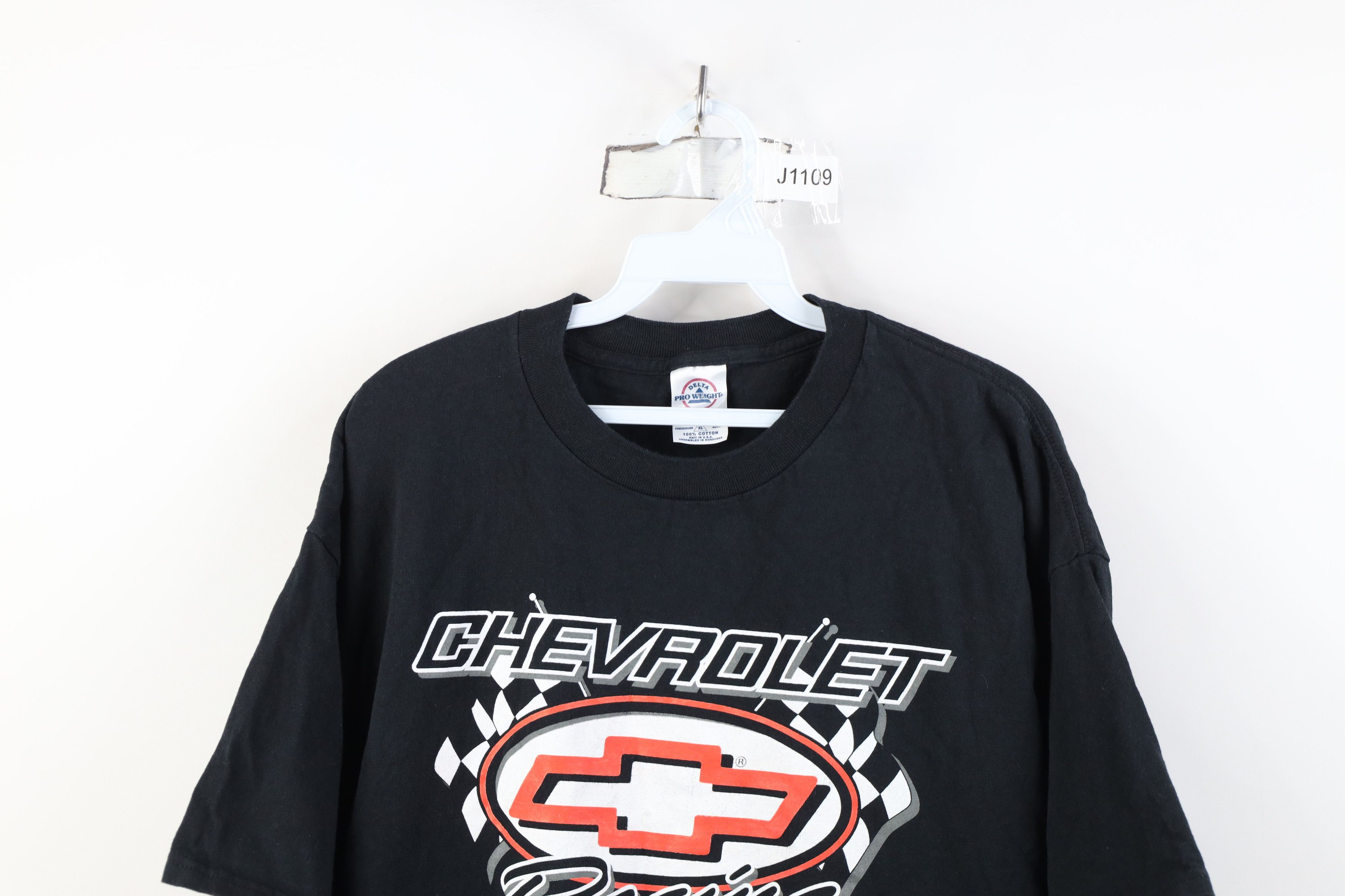 Vintage Vintage 90s Y2K NASCAR Chevrolet Racing T-Shirt Black Size US XL / EU 56 / 4 - 2 Thumbnail
