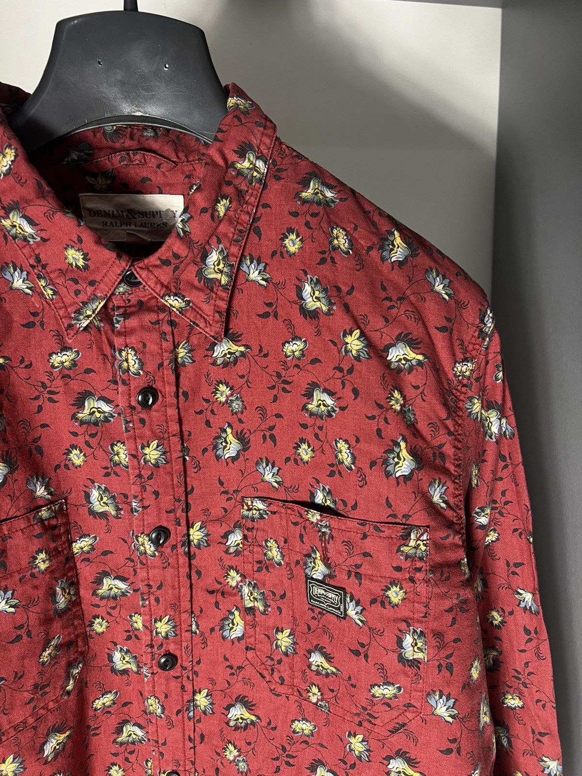 Denim & Supply Ralph Lauren × Vintage VERY RARE POLO RALPH LAUREN FLOWERS DESIGNER SHIRT Y2K 90s Size US L / EU 52-54 / 3 - 2 Thumbnail