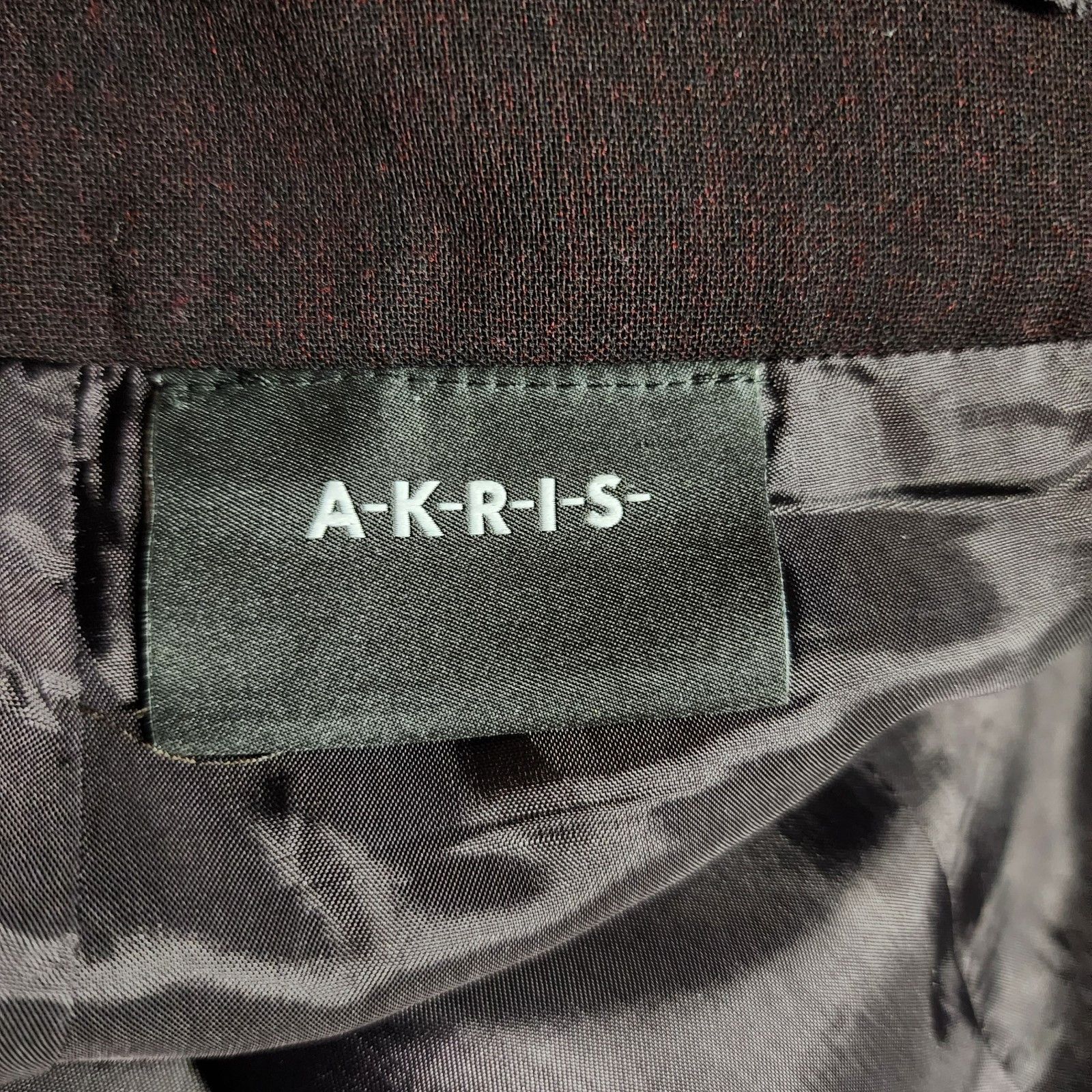 Akris Akris Brown Wool Skirt – Size 10 – Zip Pockets – Tailored F Size 32" / US 10 / IT 46 - 2 Thumbnail