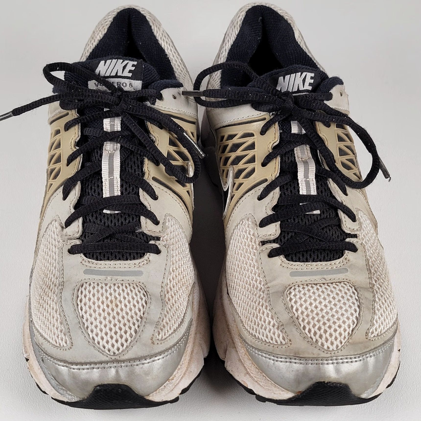 Nike Nike Vomero 6 Running Shoes Mens 9 M 42.5 EU White Silver Logo Breathable Cushioned Lightweight Sneakers Athletic Activewear Casual Sports Mens Size US 8 / IT 38 - 2 Thumbnail