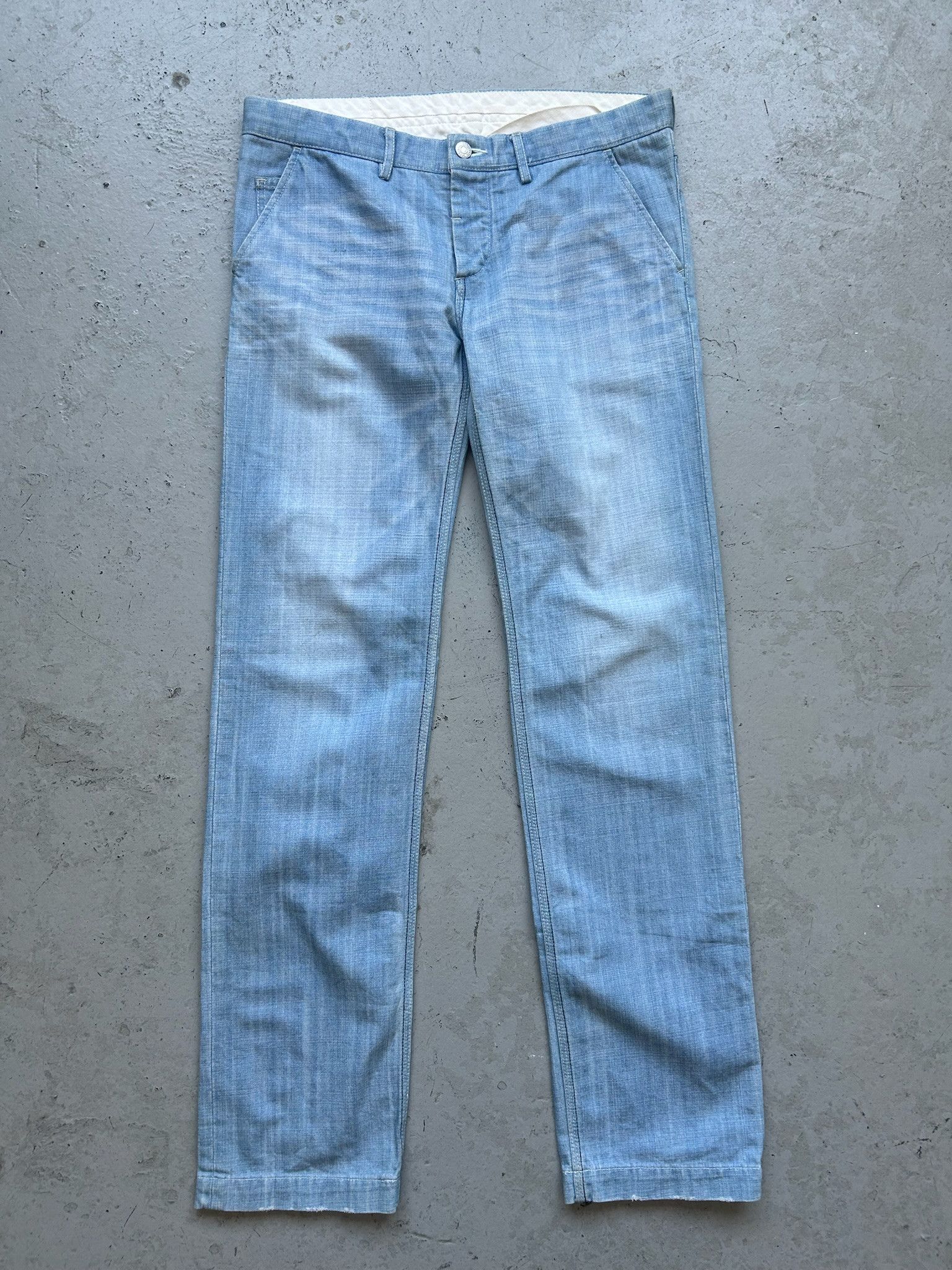 Jil Sander Jil Sander by Raf Simons Light Wash Denim Size US 30 / EU 46 - 1 Thumbnail