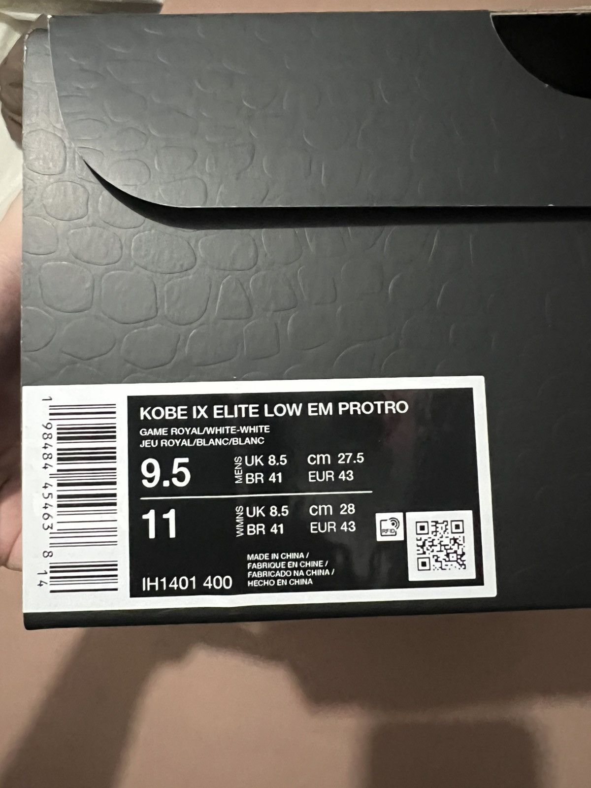 Nike Kobe 9 low Protro Game Royal Size US 9.5 / EU 42-43 - 7 Thumbnail
