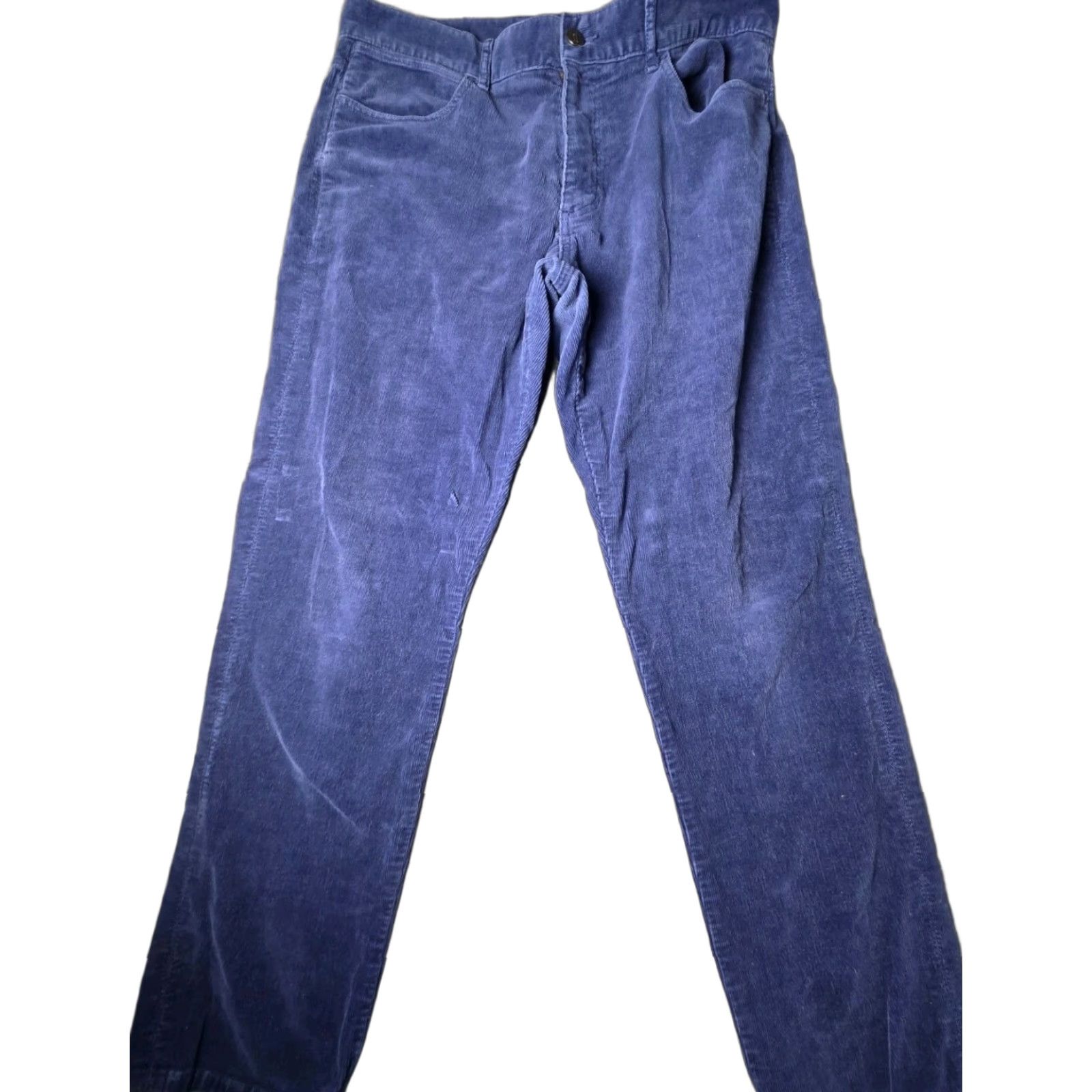 johnnie-O johnnie-O Corduroy Pants West Coast Prep Blue Casual Men's Sz 35x32 Size US 35 - 1 Thumbnail