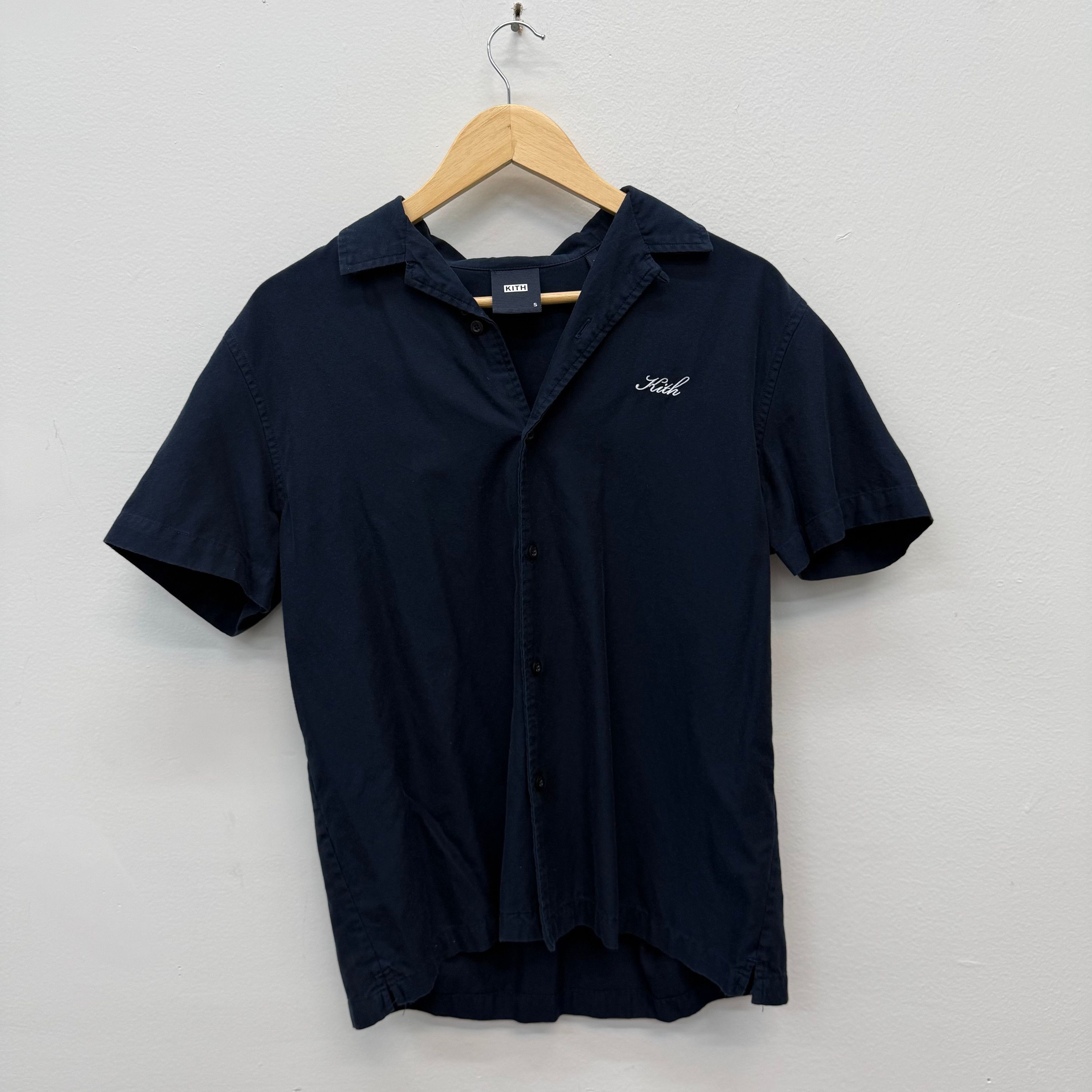 Kith Kith Lounge Button Up Shirt Navy - Size S Size US S / EU 44-46 / 1 - 1 Thumbnail