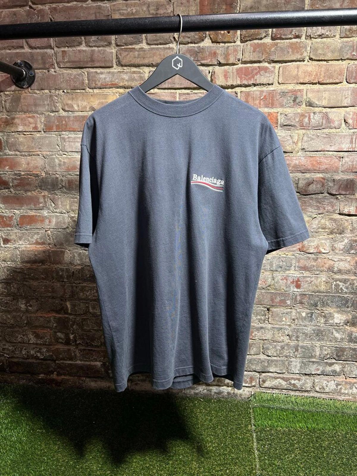 Balenciaga Balenciaga Campaign Tee Grey Sz. S Size ONE SIZE - 1 Thumbnail