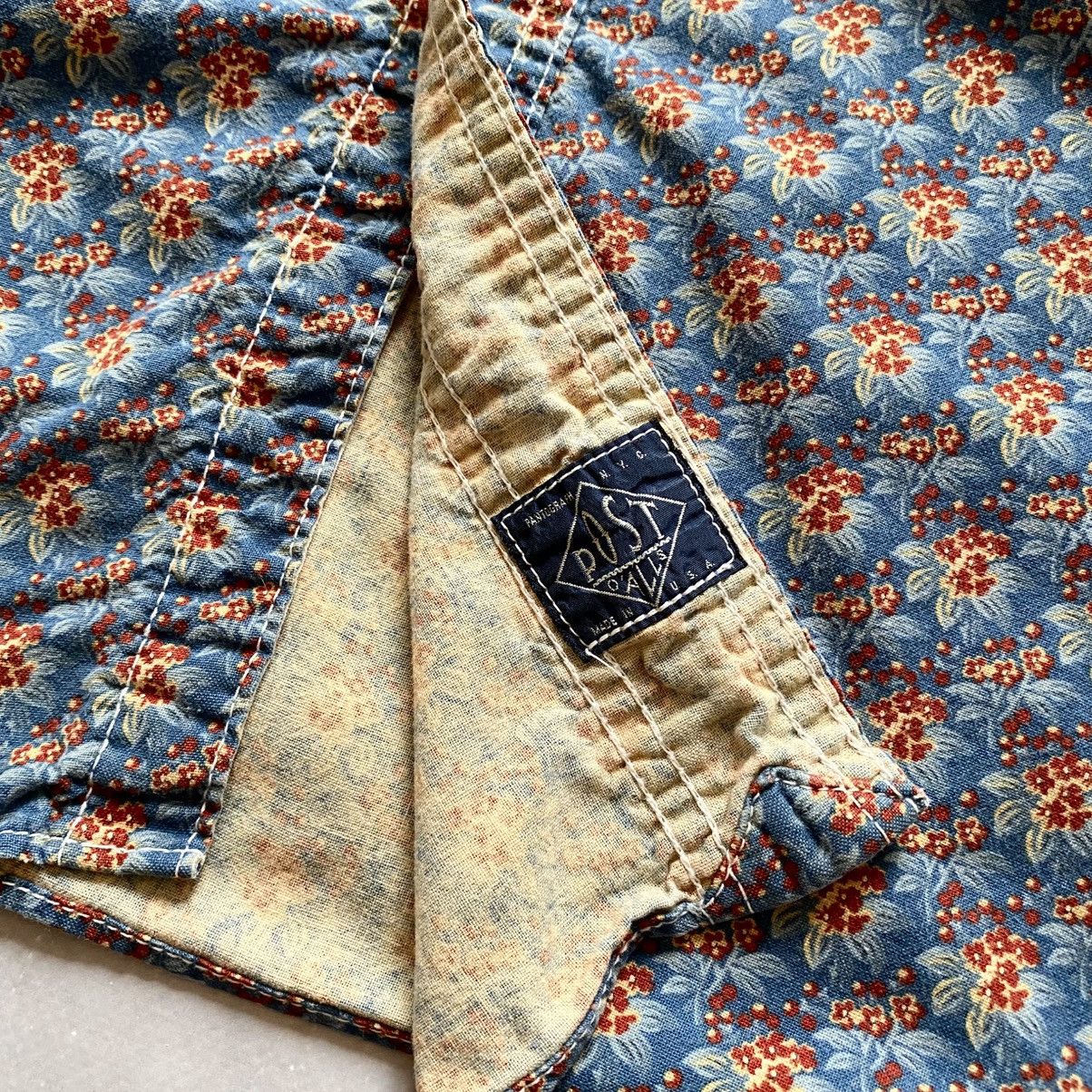Post Overalls Post Overalls Flowers Print Pocket Cotton Button Shirt USA Size US M / EU 48-50 / 2 - 6 Thumbnail