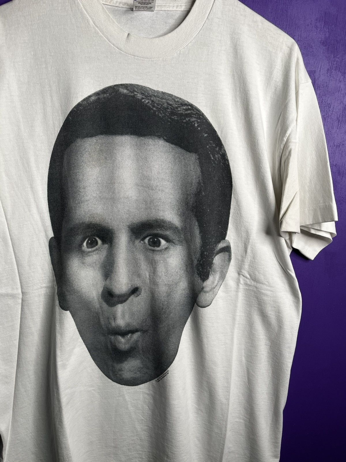 Vintage Vintage 1993 CBS guys face t-shirt Size US XL / EU 56 / 4 - 3 Thumbnail