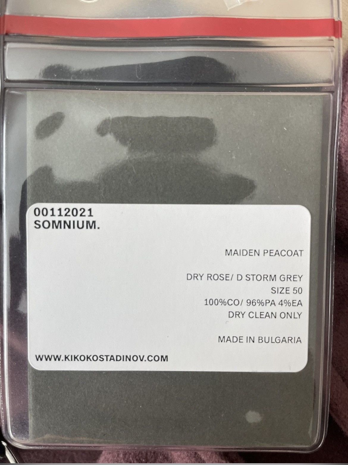 Kiko Kostadinov 011 maiden peacoat Size US M / EU 48-50 / 2 - 5 Thumbnail