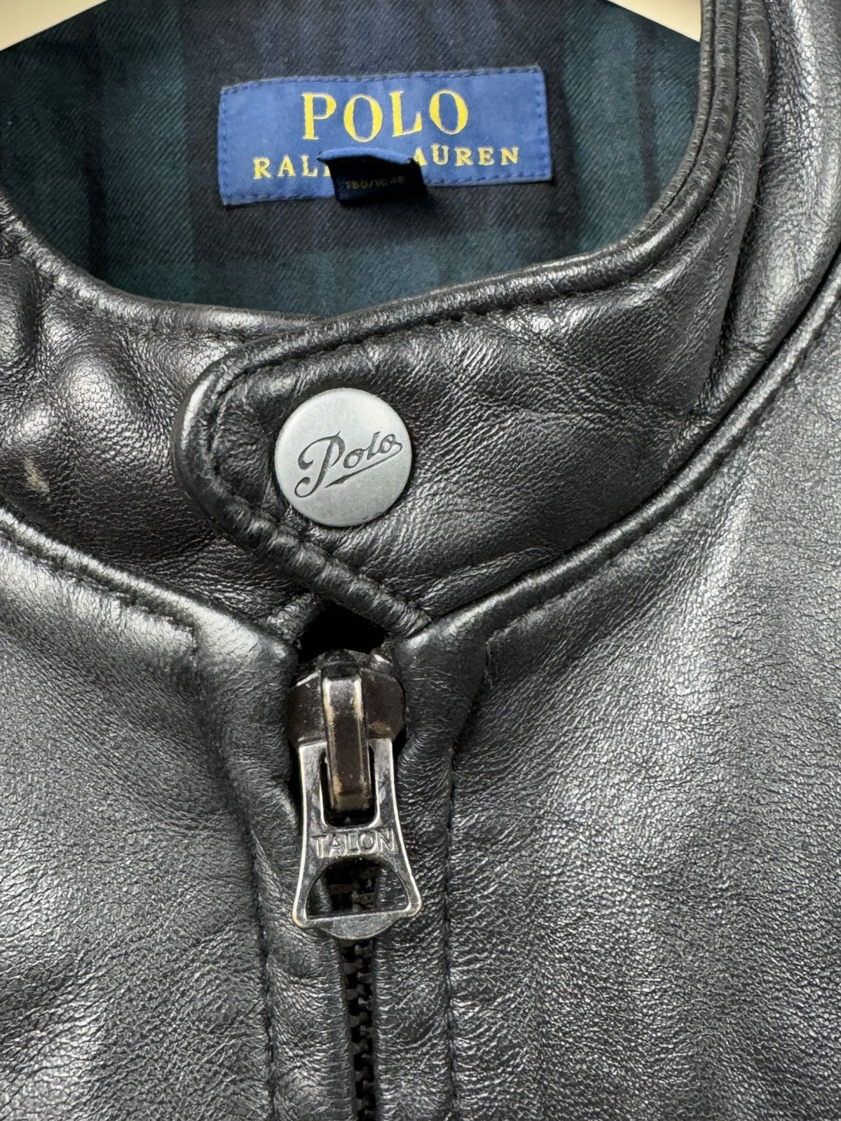 Polo Ralph Lauren Polo Ralph Lauren Leather Racer Moto Biker Jacket Size XXL Size US XXL / EU 58 / 5 - 11 Thumbnail