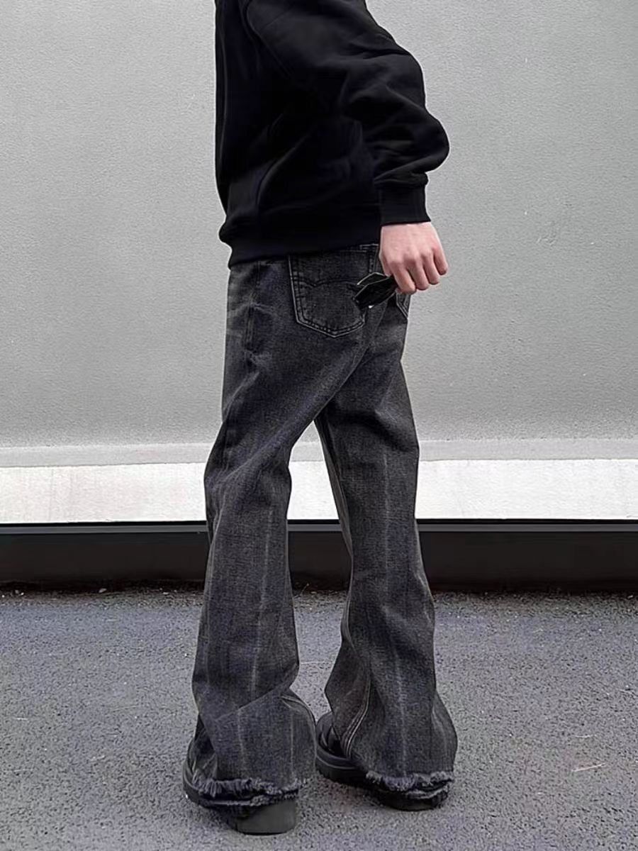 Japanese Brand × Jean Black baggy street jeans Size US 34 / EU 50 - 2 Thumbnail