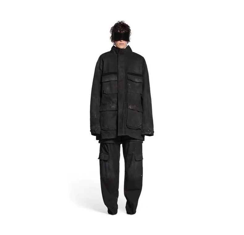 Balenciaga Balenciaga 23 Fall Mud Dye Reversible Eight Pocket Jacket 2 Size US M / EU 48-50 / 2 - 8 Thumbnail