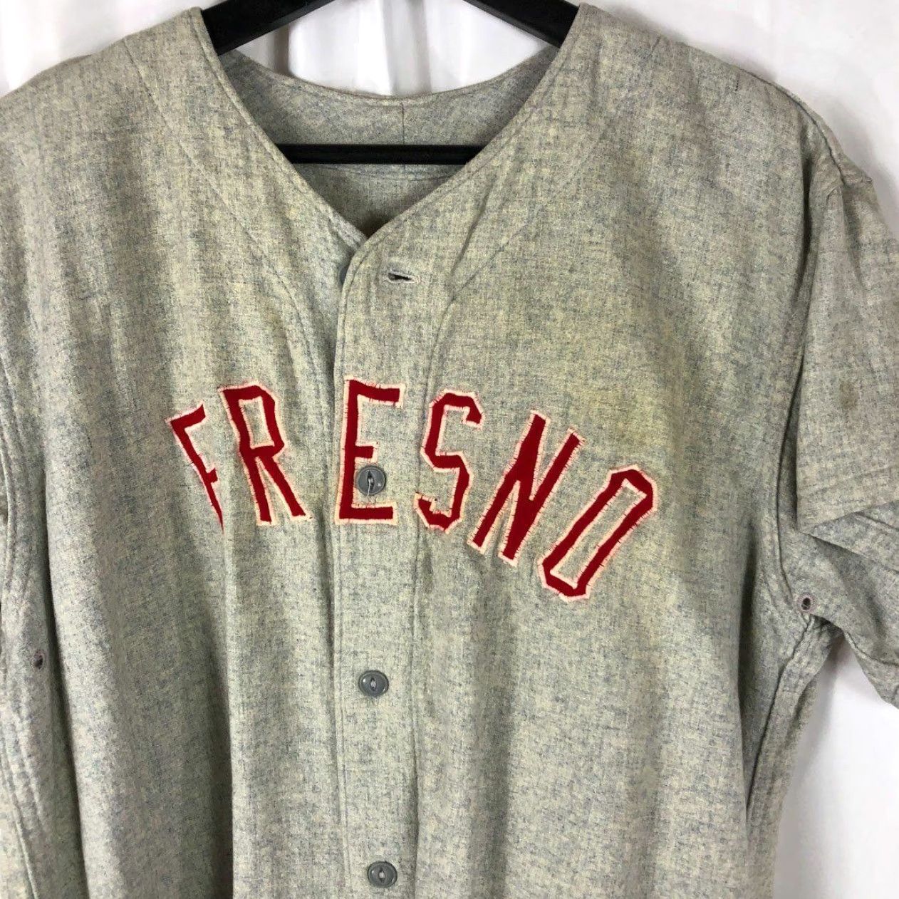 Vintage VINTAGE Fresno State University Baseball Jersey Large 1950s Jersey Men's 42 Large Size US L / EU 52-54 / 3 - 3 Thumbnail