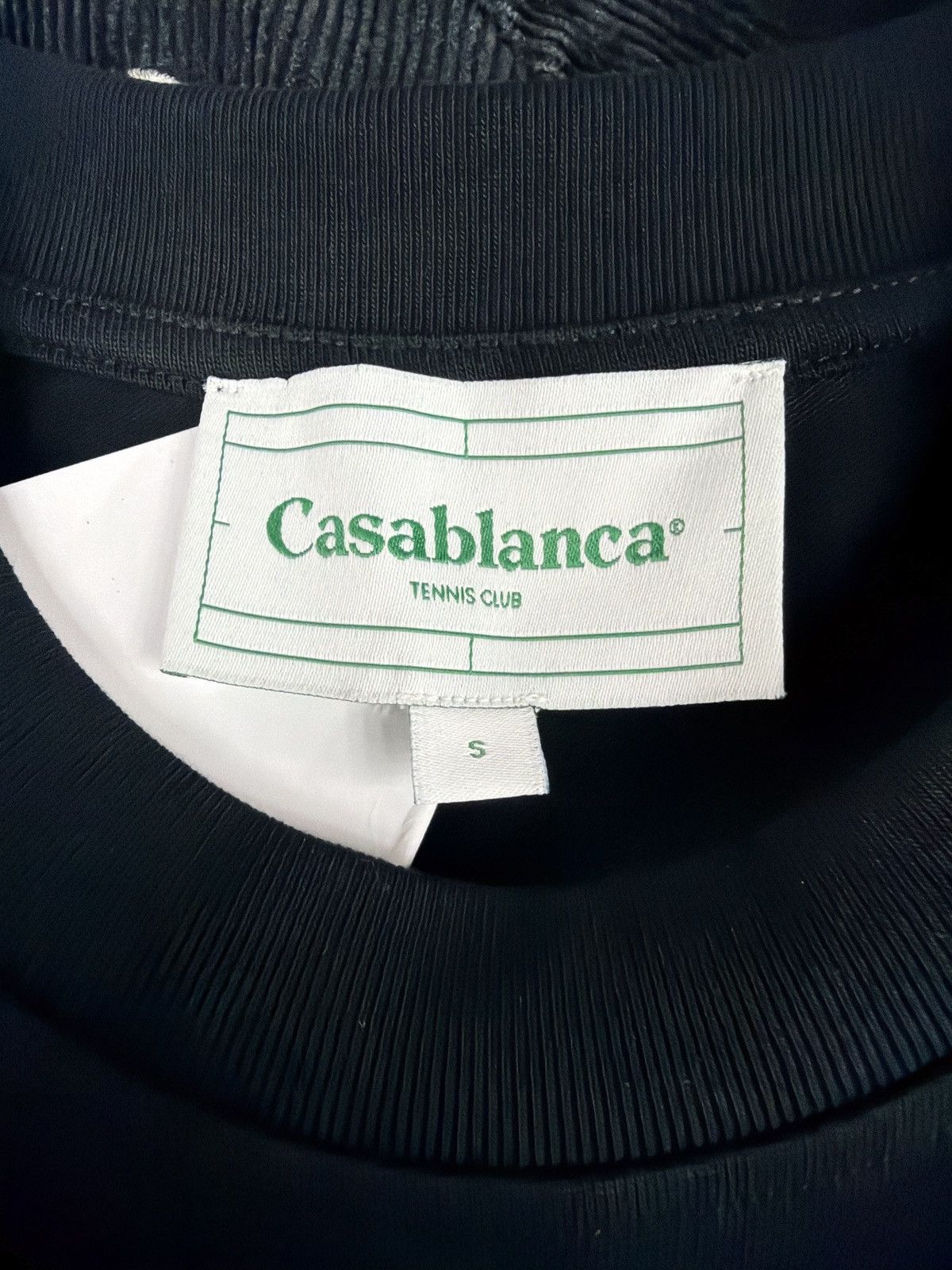 Casablanca Casablanca Tee Tennis Club Black Size US S / EU 44-46 / 1 - 2 Thumbnail