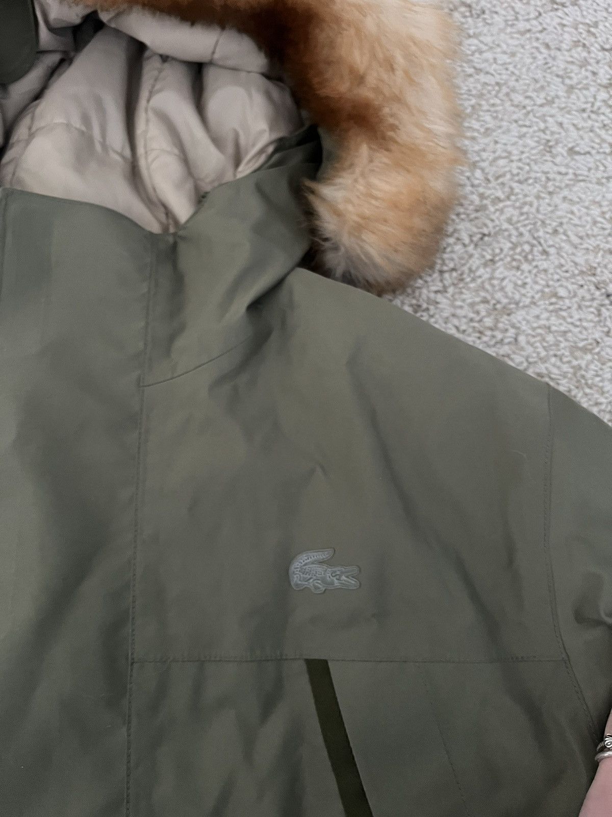Lacoste Lacoste Winter Bomberjacket with Fur Size US L / EU 52-54 / 3 - 2 Thumbnail