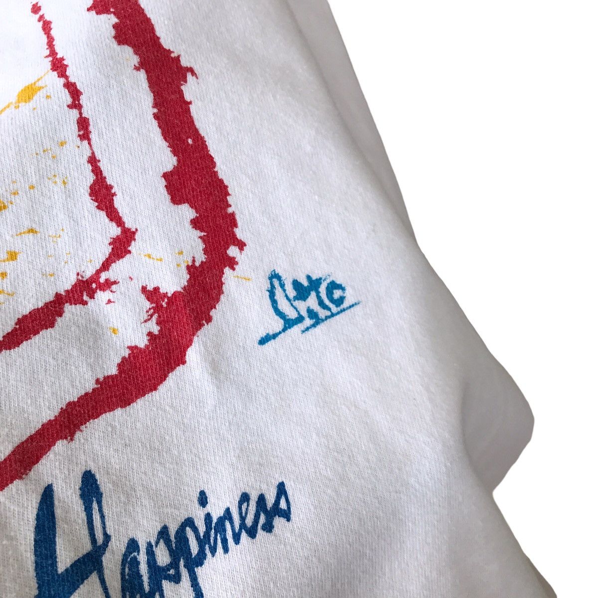 Hanes × Vintage Comtec Pito The Window Of Happiness Vintage 1990s Art Tee Size US L / EU 52-54 / 3 - 6 Thumbnail