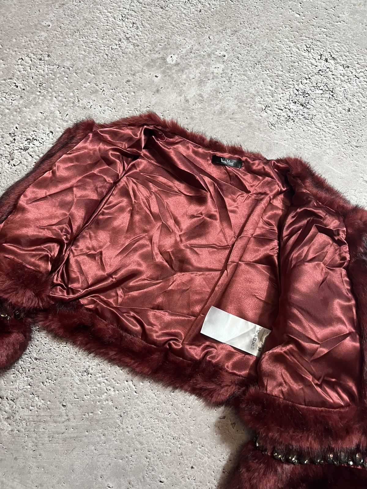 If Six Was Nine × Vintage FAUX FUR AMAZING CROPPED AVANT GARDE JACKET Size S / US 4 / IT 40 - 9 Thumbnail