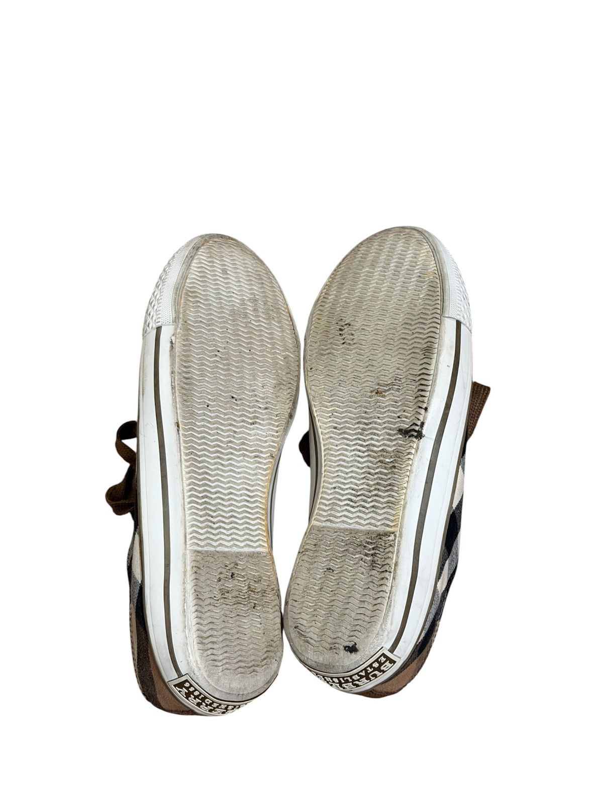 Burberry Burberry Novacheck Leather Sneakers/Burberry Canvas Sneakers Size US 7 / IT 37 - 9 Thumbnail