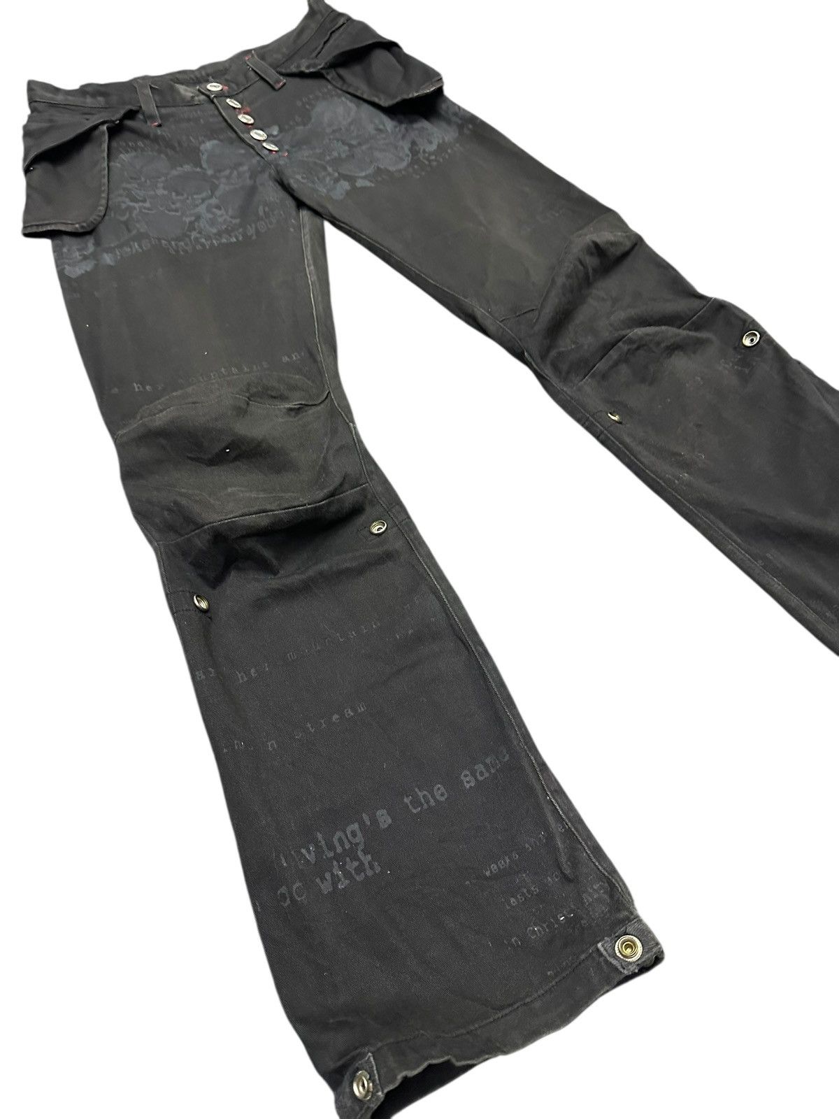 Seditionaries h.Anarchy Punk Bondage Flare Pant Size US 30 / EU 46 - 4 Thumbnail