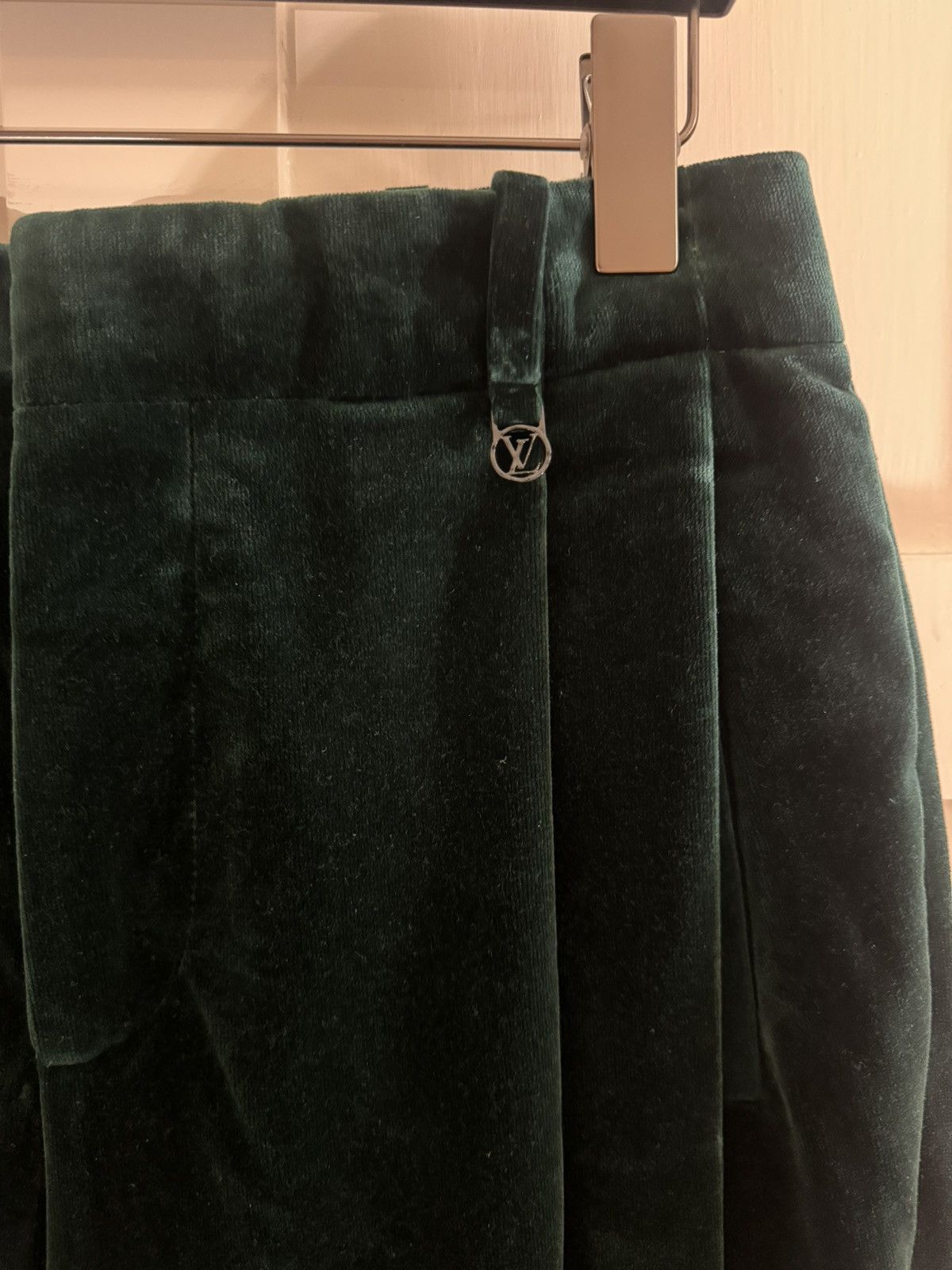 Louis Vuitton Louis Vuitton by Virgil FW22 Velvet Flared Pant Size US 29 - 3 Thumbnail