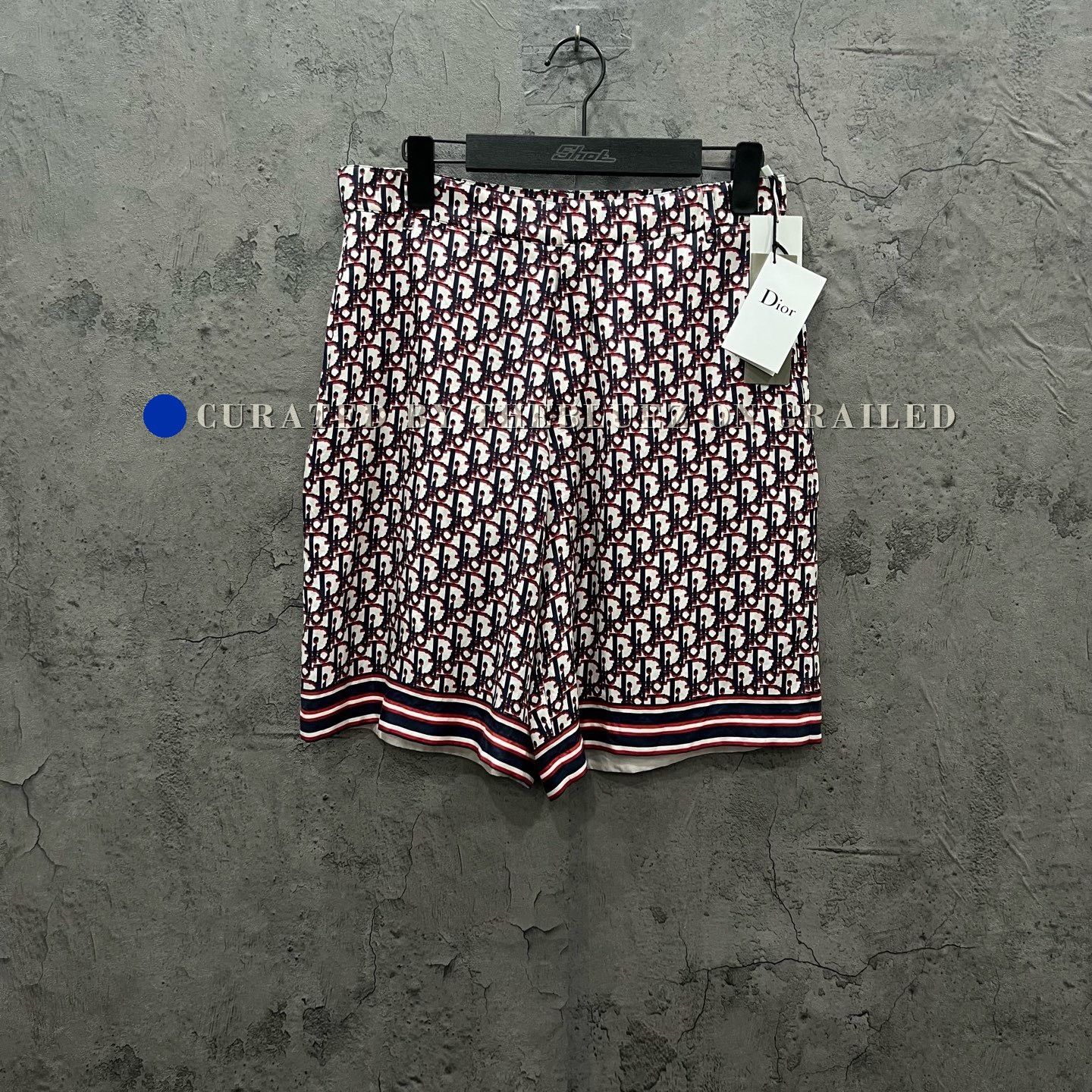 Dior Dior All-Over Logo Silk Shorts Size US 30 / EU 46 - 1 Thumbnail
