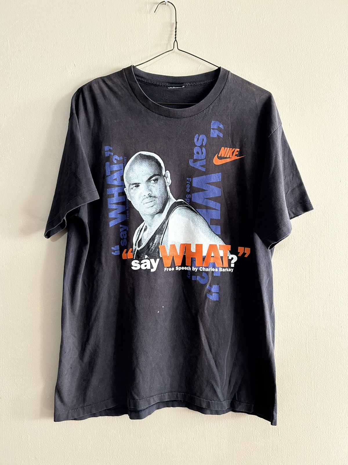 Nike × Vintage Vintage Charles Barkley x Nike t-shirt Size US L / EU 52-54 / 3 - 1 Thumbnail
