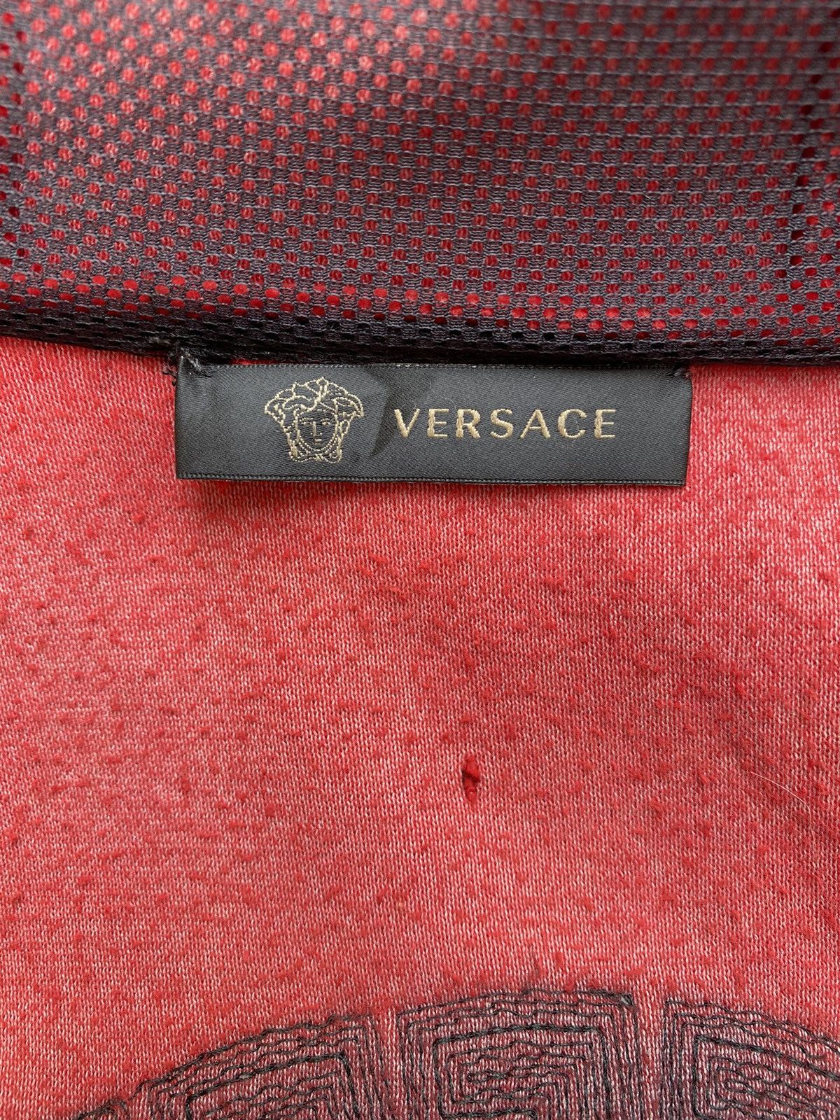 Versace Versace Velour Track Jacket with Leather Patch Medusa Size US M / EU 48-50 / 2 - 17 Thumbnail