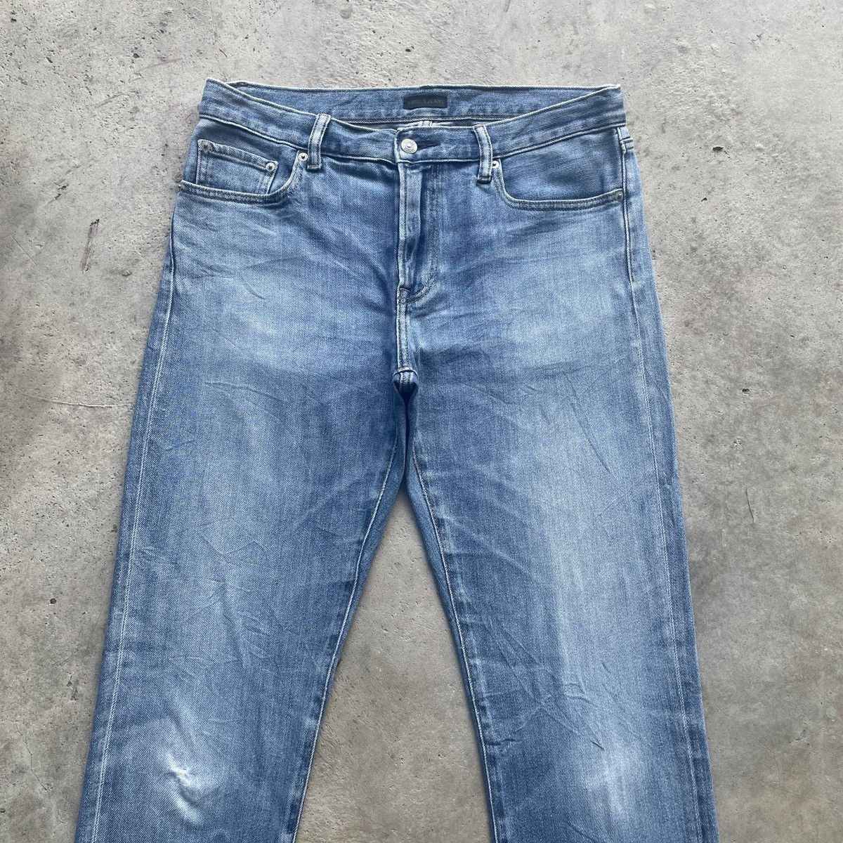 Japanese Brand W33x30.5 Vintage Japanese Brand Jeans Faded Denim Pants Size US 33 - 3 Thumbnail
