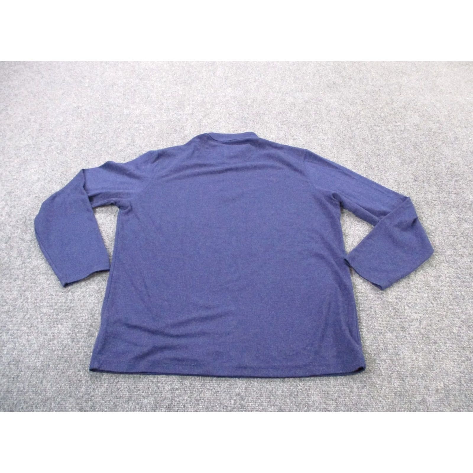 Mizzen+Main Mizzen+Main Jacket Mens L Trim Fit Blue Pullover Performance Knit Zip Closure Regular Fit Casual Seasonal Spring Fall USA Made Size US L / EU 52-54 / 3 - 7 Thumbnail