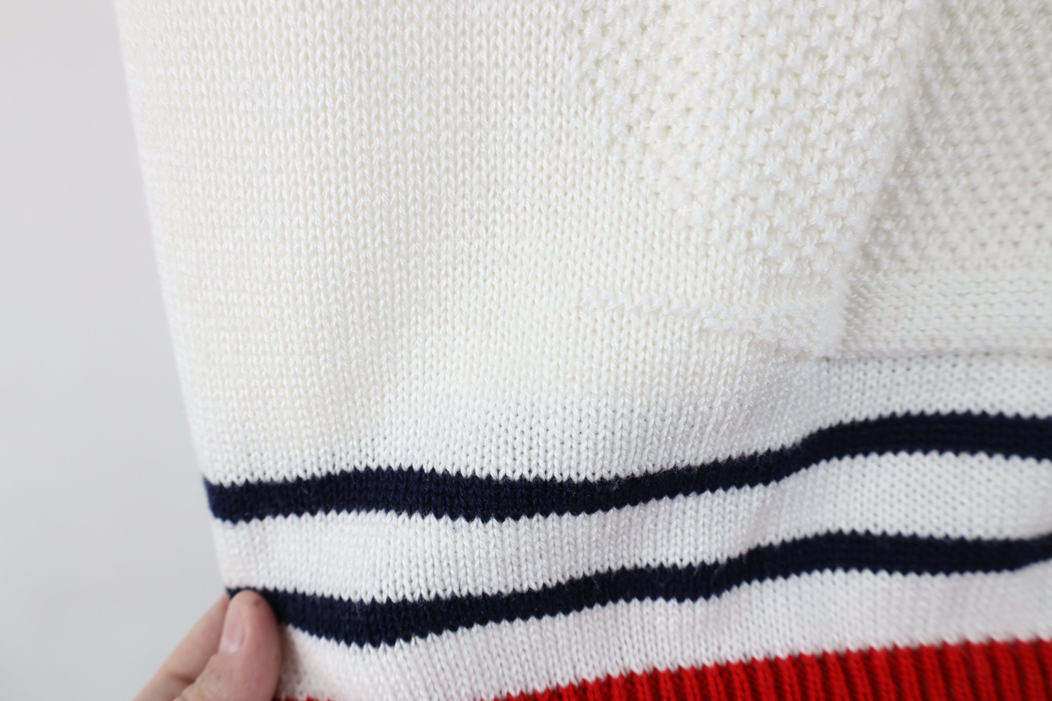 Vintage Vintage 70s 80s Streetwear Sailboat Knit Sweater Vest USA Size M / US 6-8 / IT 42-44 - 8 Thumbnail