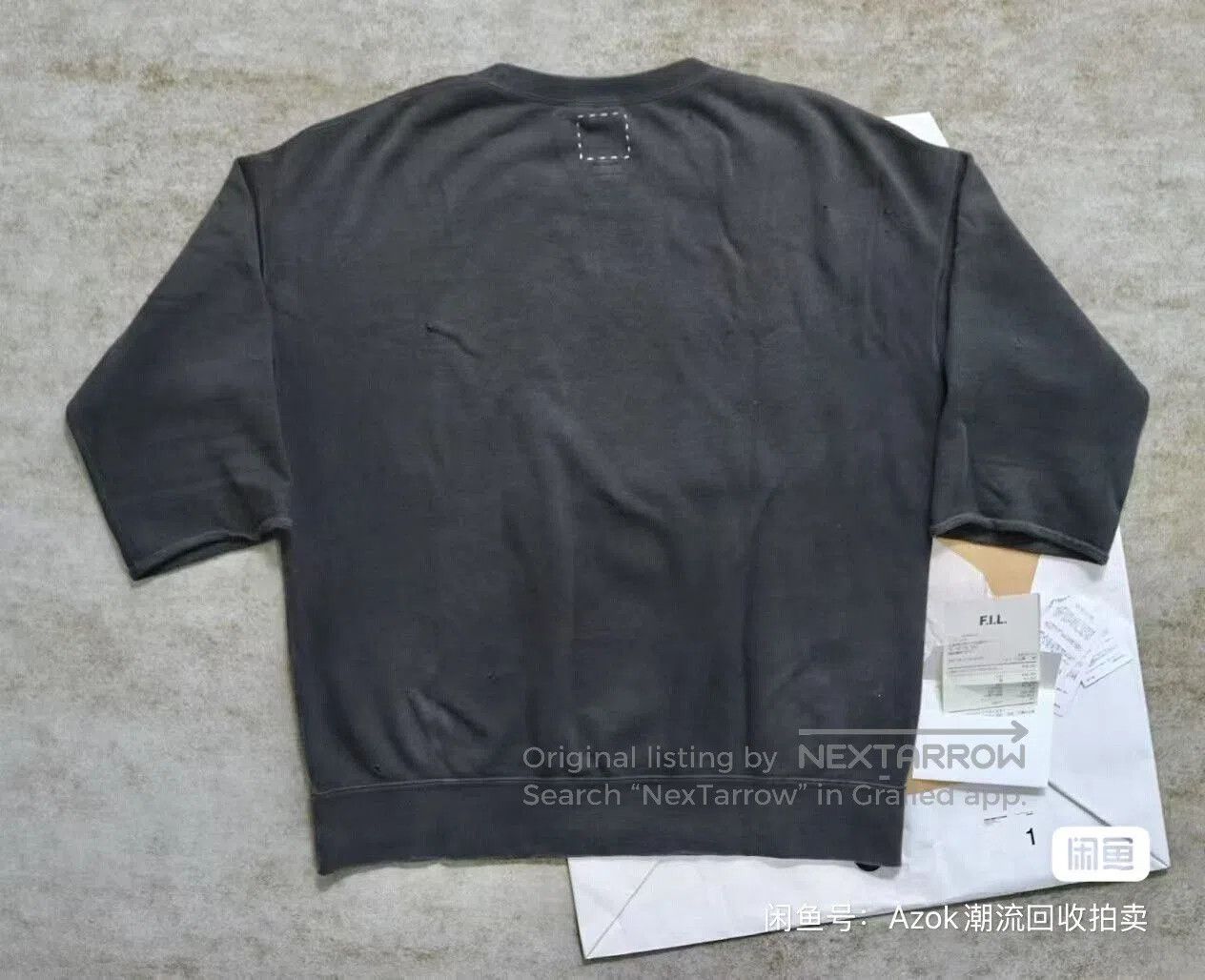 Visvim Visvim 21AW Jumbo Sweat 3/4 Crash. Size US S / EU 44-46 / 1 - 2 Thumbnail