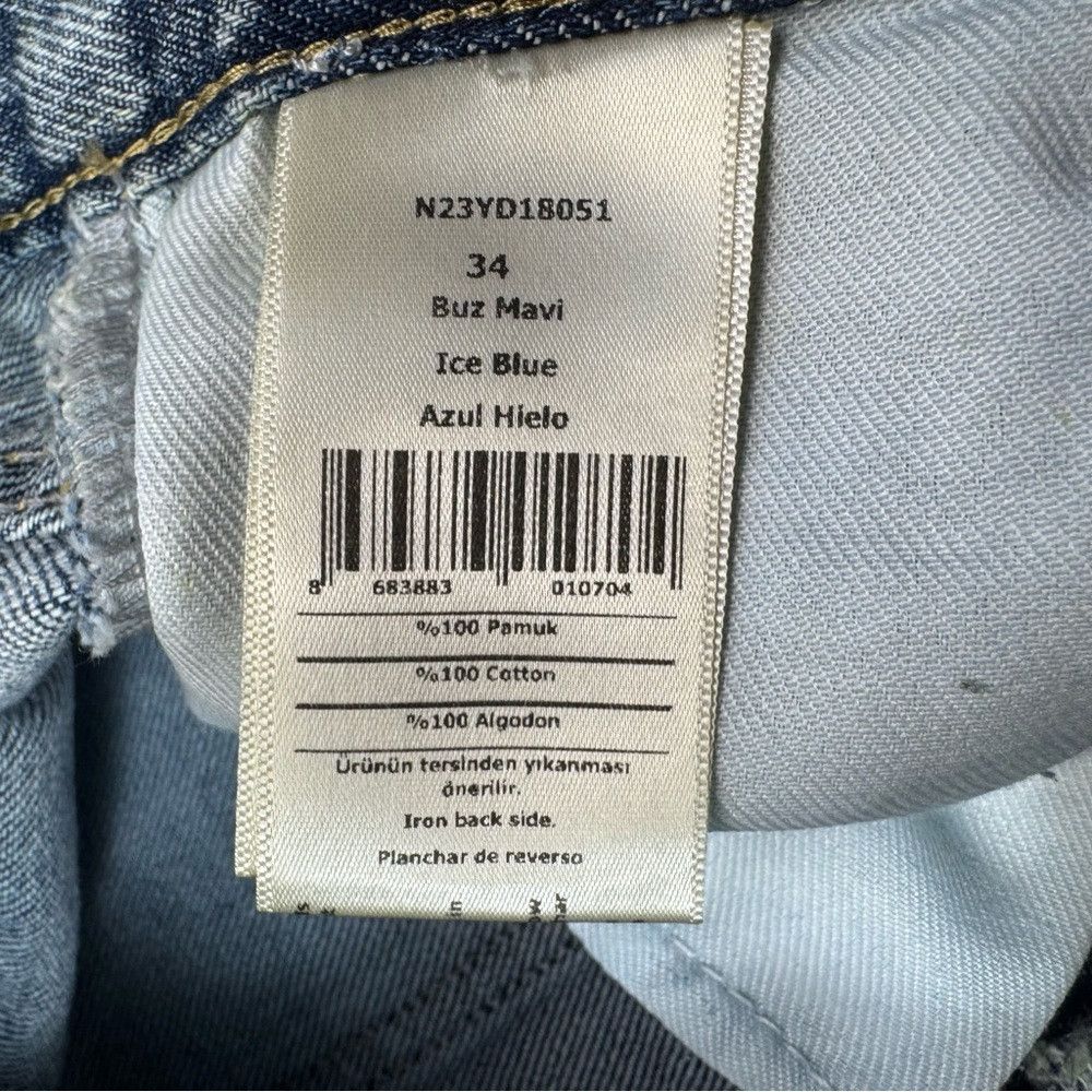 NOCTURNE NWT New $186 Free People Nocturne Ombre Denim Jeans Size XS Size 24" / US 00 / IT 34 - 8 Thumbnail