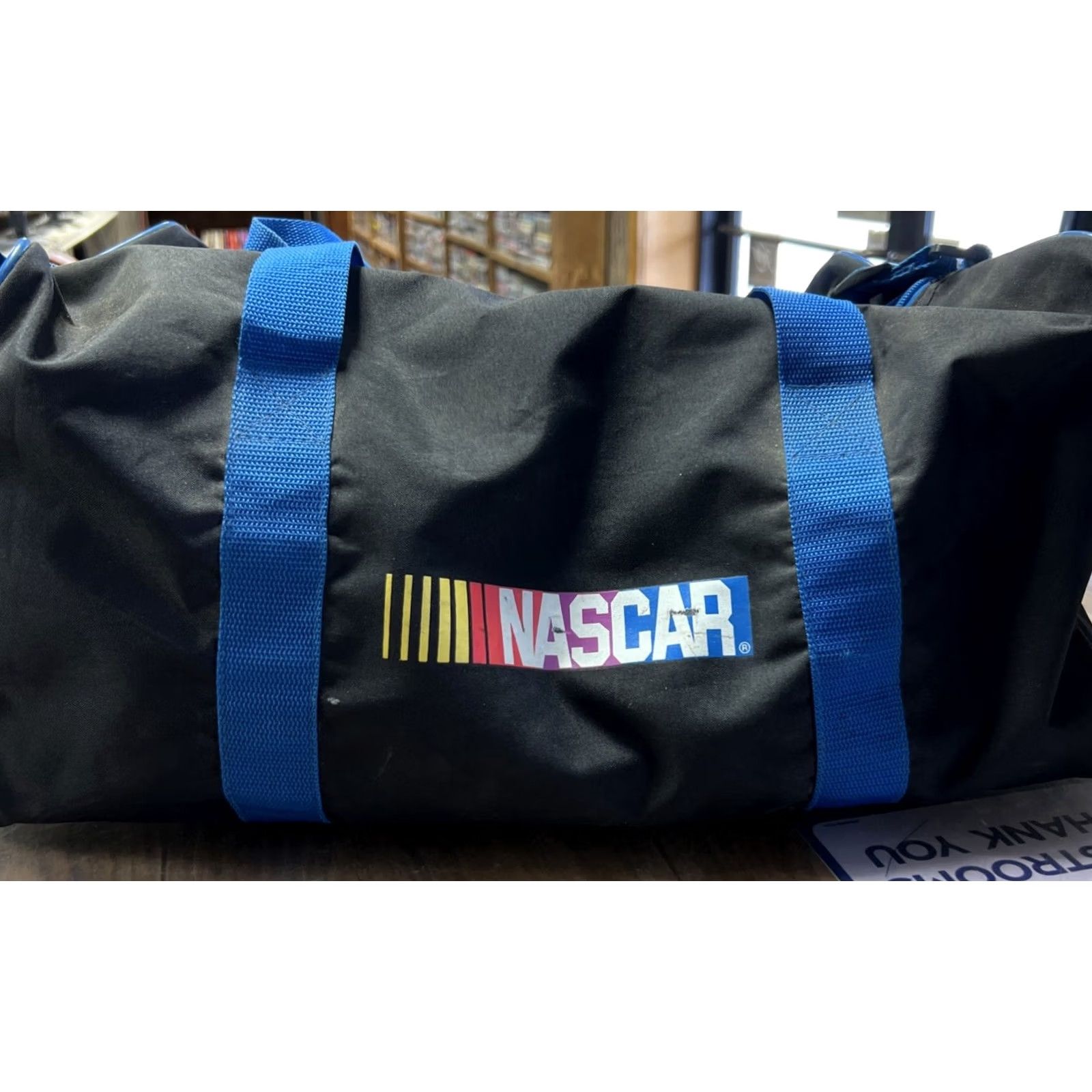 NASCAR NASCAR MBNA Motorsports Duffle Bag Mens Medium Black Nylon Size ONE SIZE - 3 Thumbnail